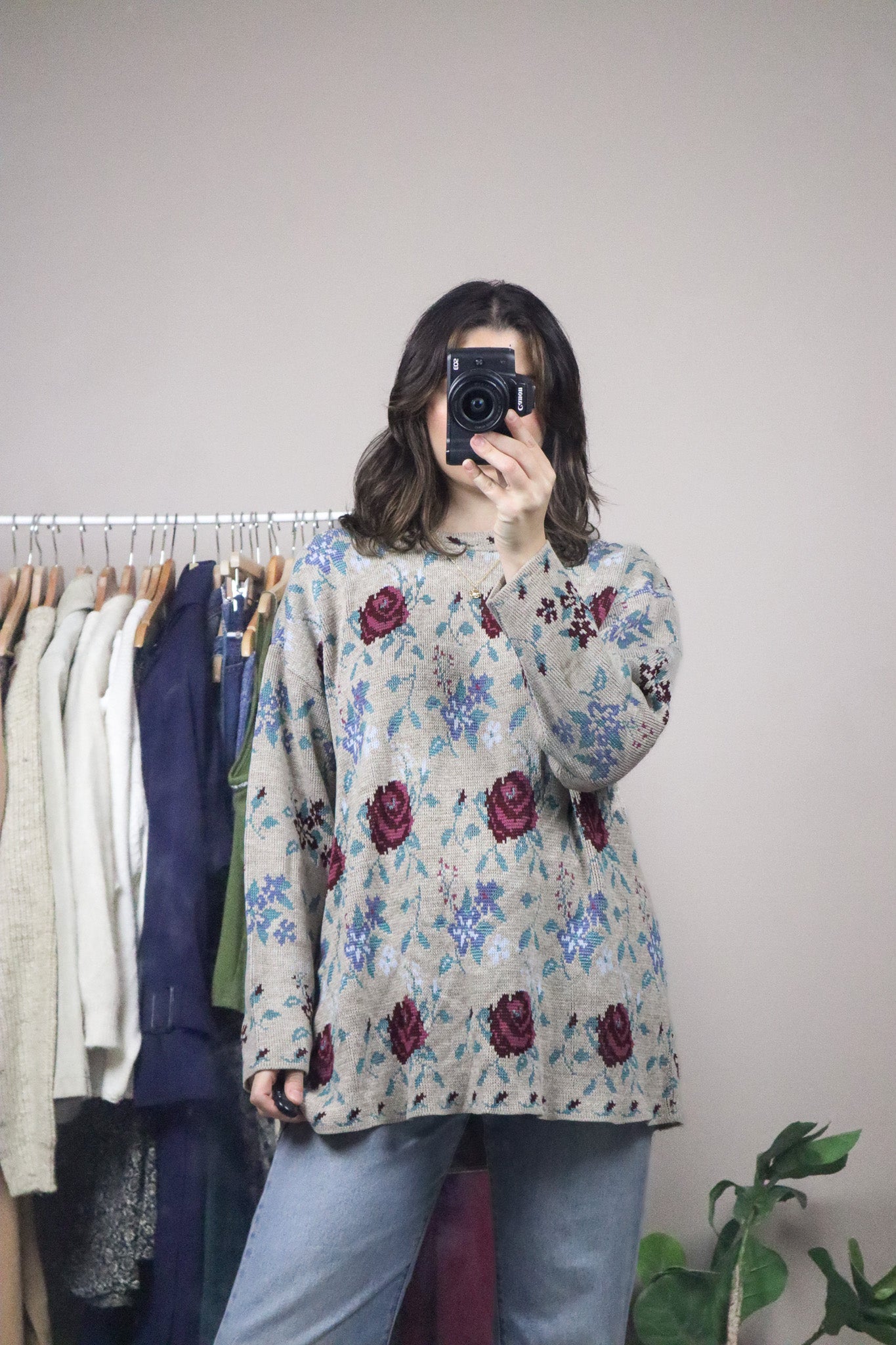 Vintage x Floral Knit (L)