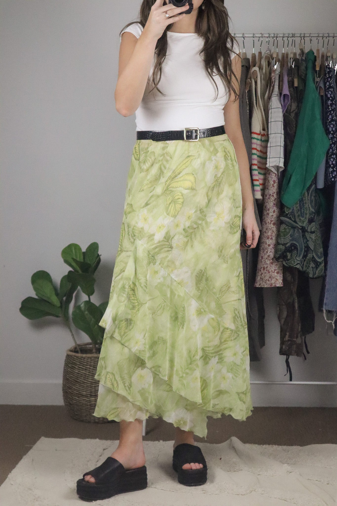 Made in Canada x Vintage x Pattered Skirt (6)