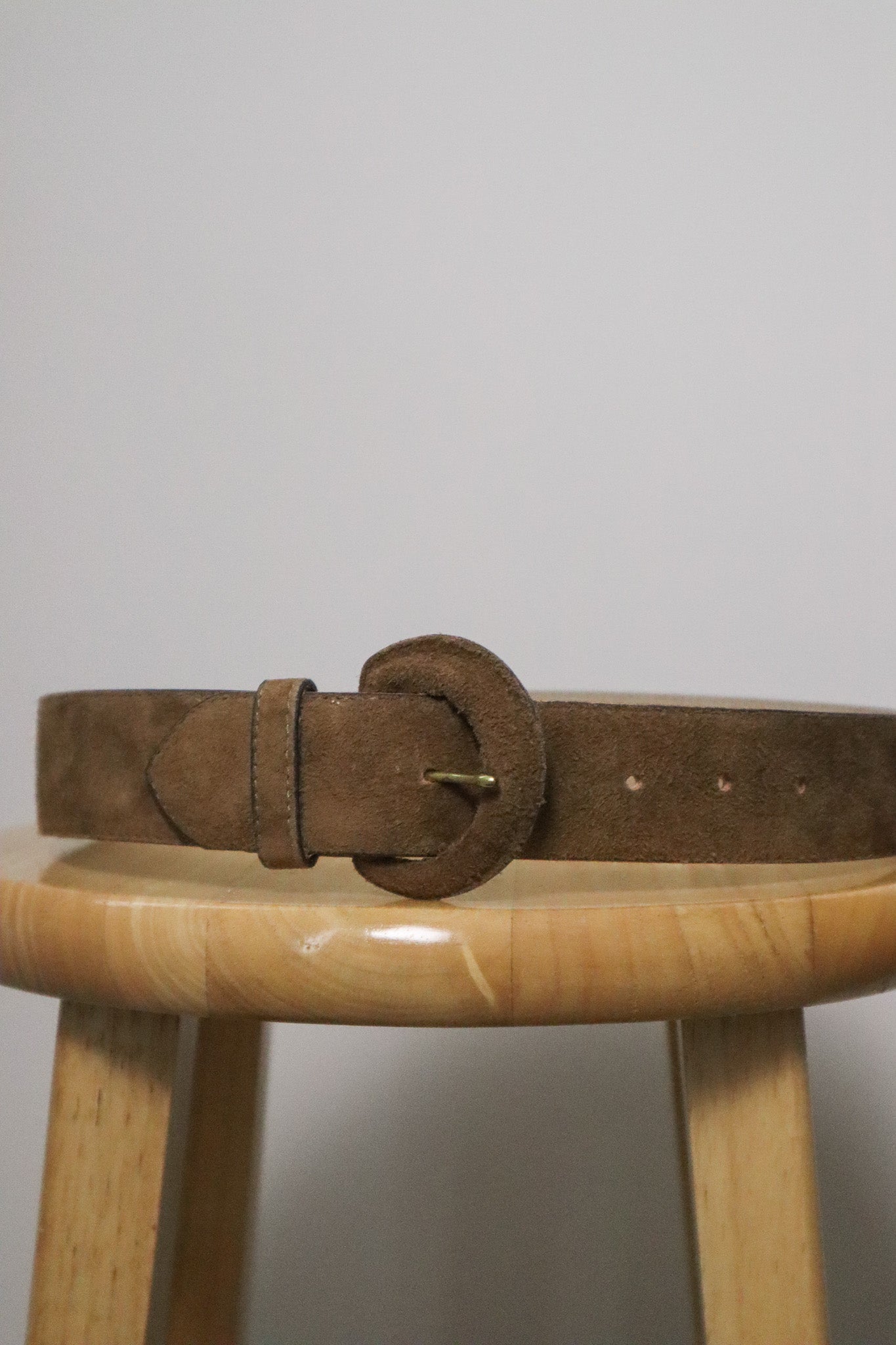 Vintage x Suede Belt (S)