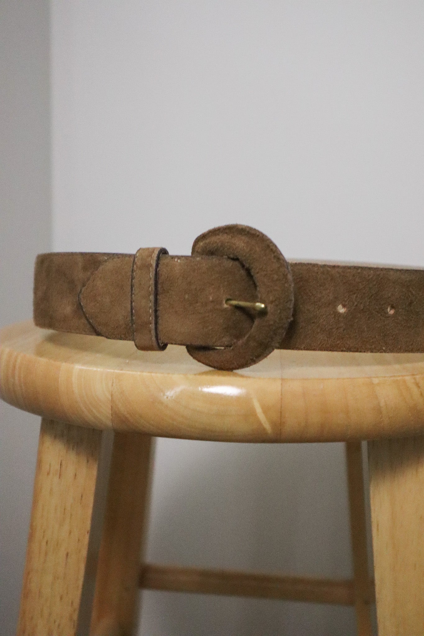 Vintage x Suede Belt (S)