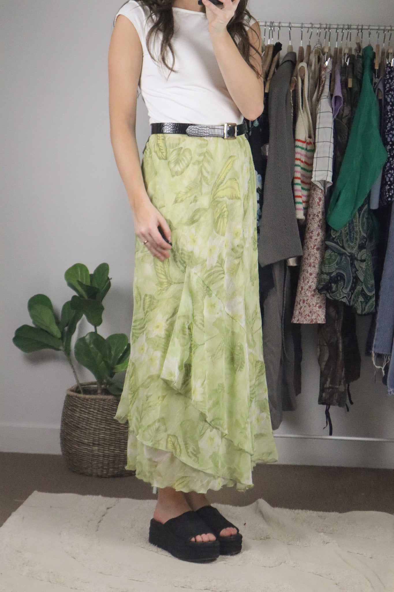 Made in Canada x Vintage x Pattered Skirt (6)
