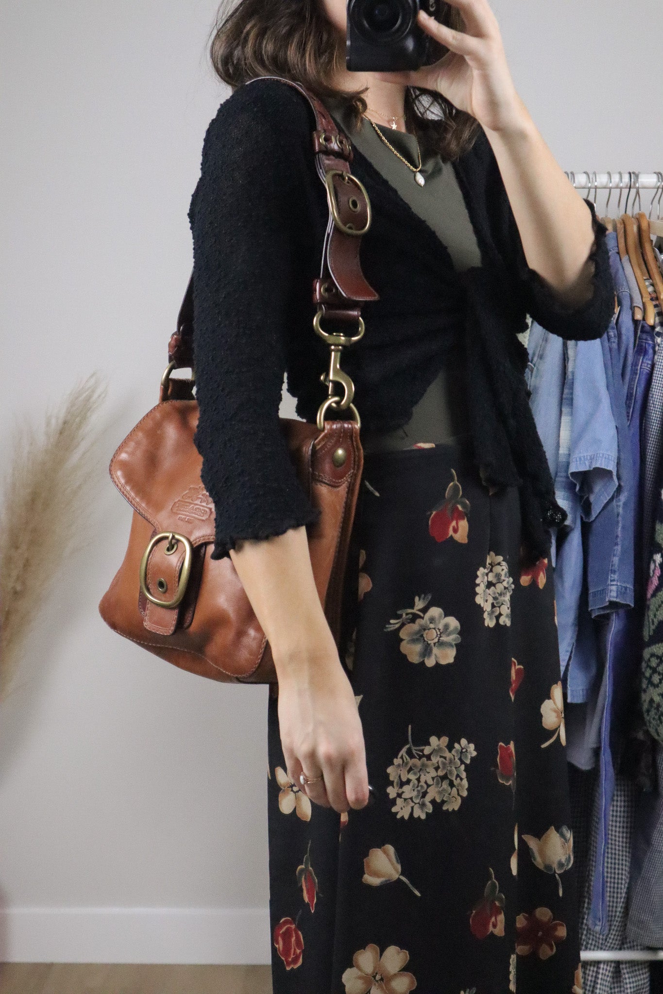 Vintage x Coach Leather Bleecker Purse