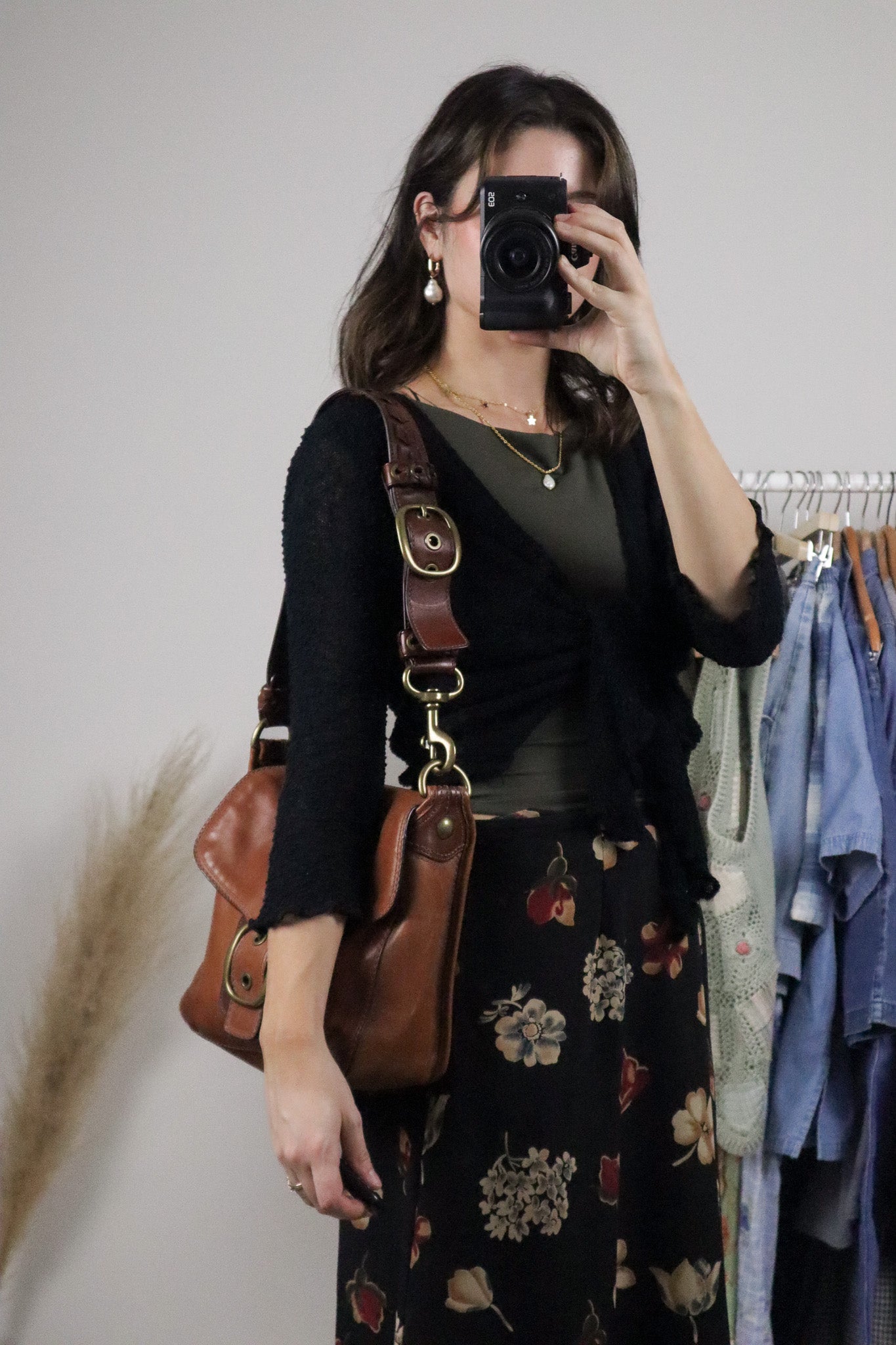 Vintage x Coach Leather Bleecker Purse