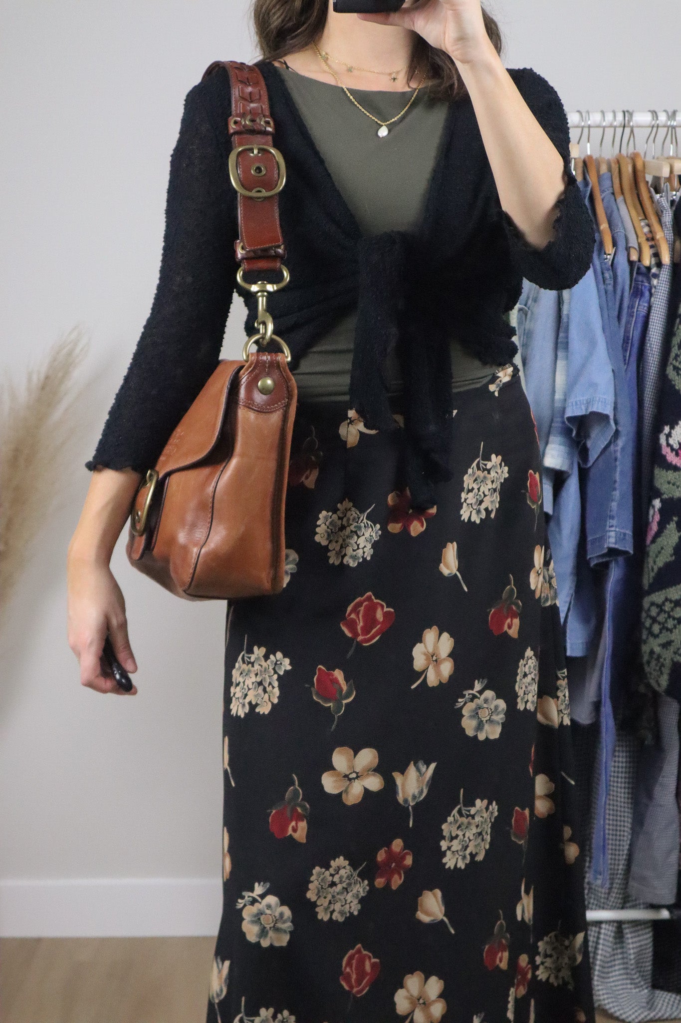 Vintage x Coach Leather Bleecker Purse