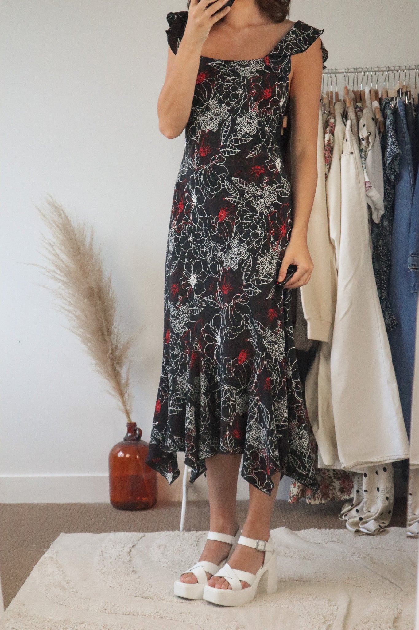 Made in Canada x Vintage x Floral Dress (6/8)