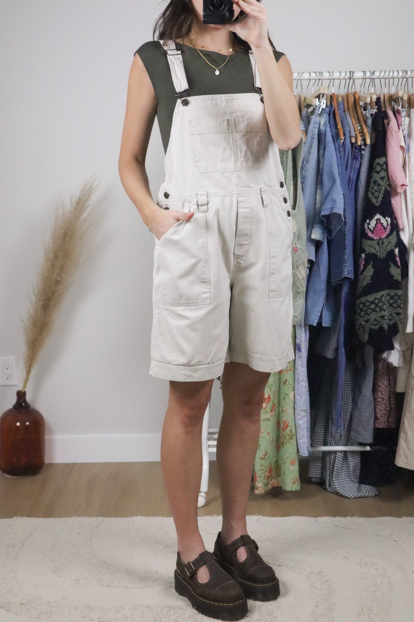 Vintage x Cotton Shortalls (M)