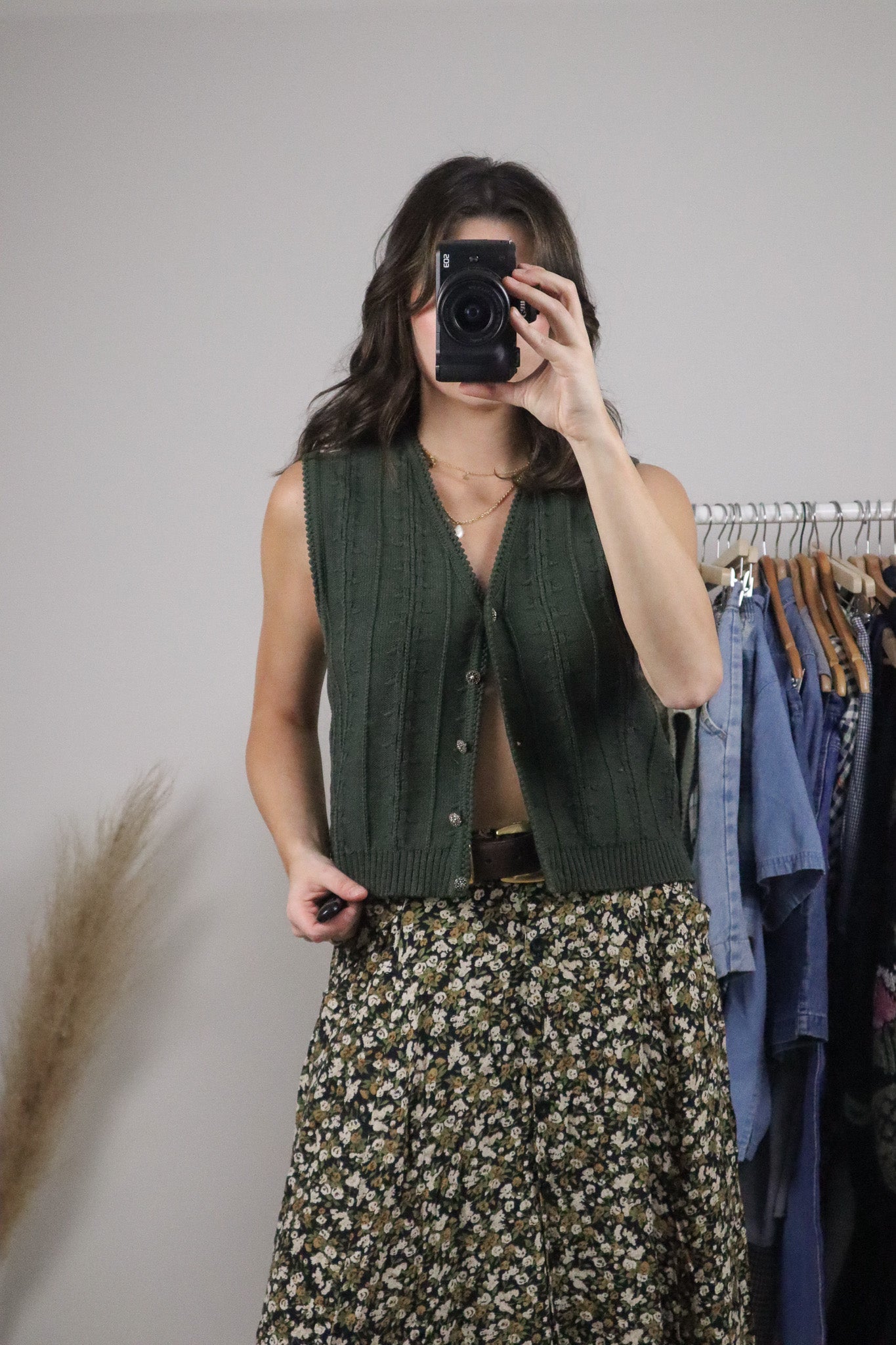 Vintage x Wool Textured Vest (M)