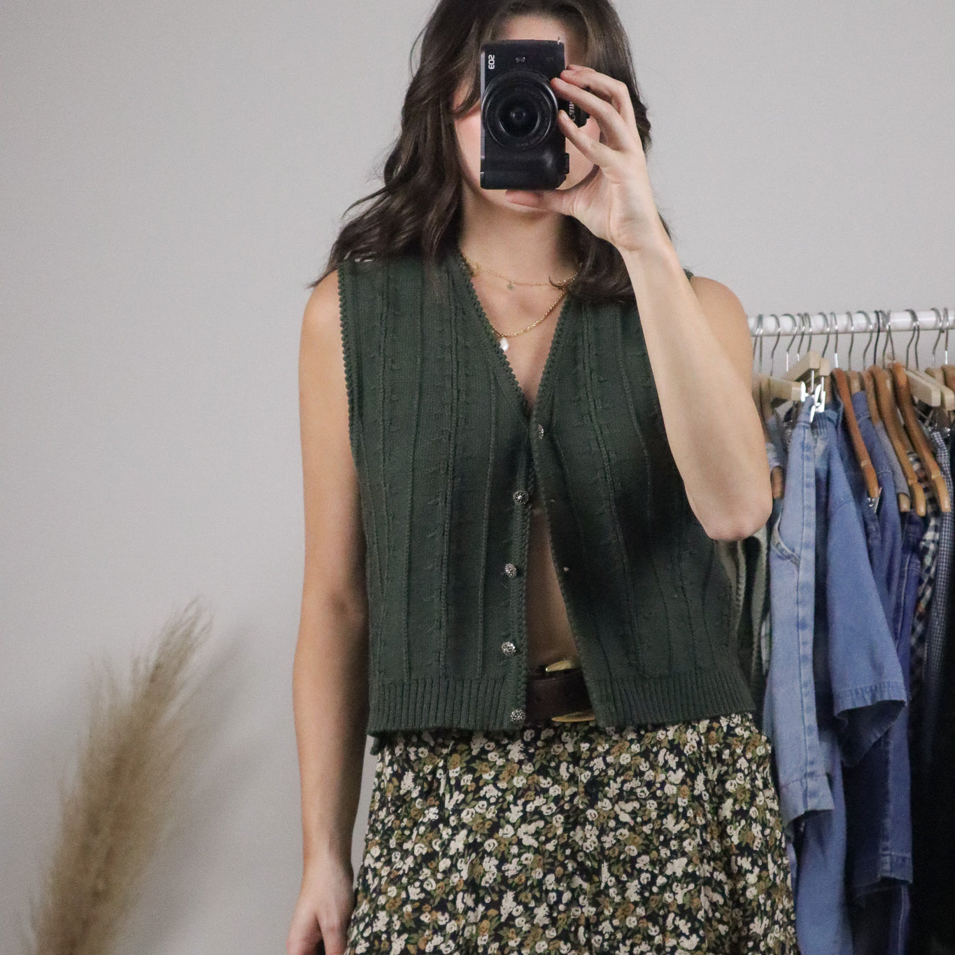 Vintage x Wool Textured Vest (M)