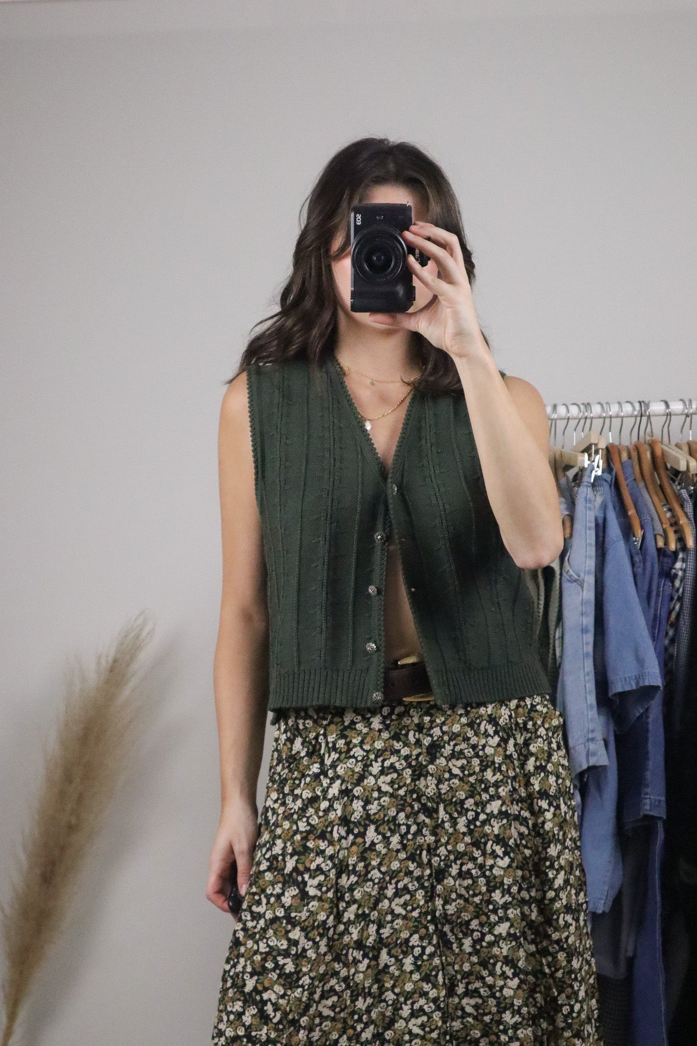 Vintage x Wool Textured Vest (M)