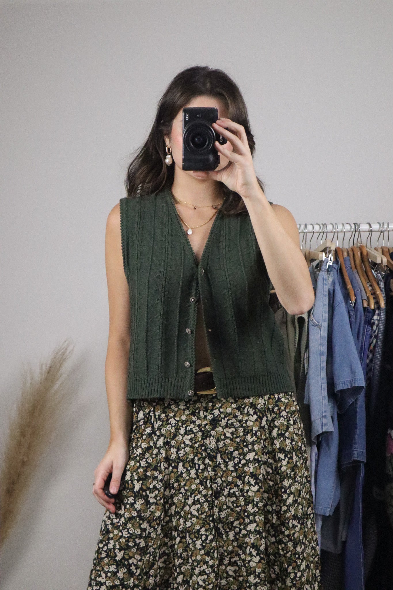 Vintage x Wool Textured Vest (M)