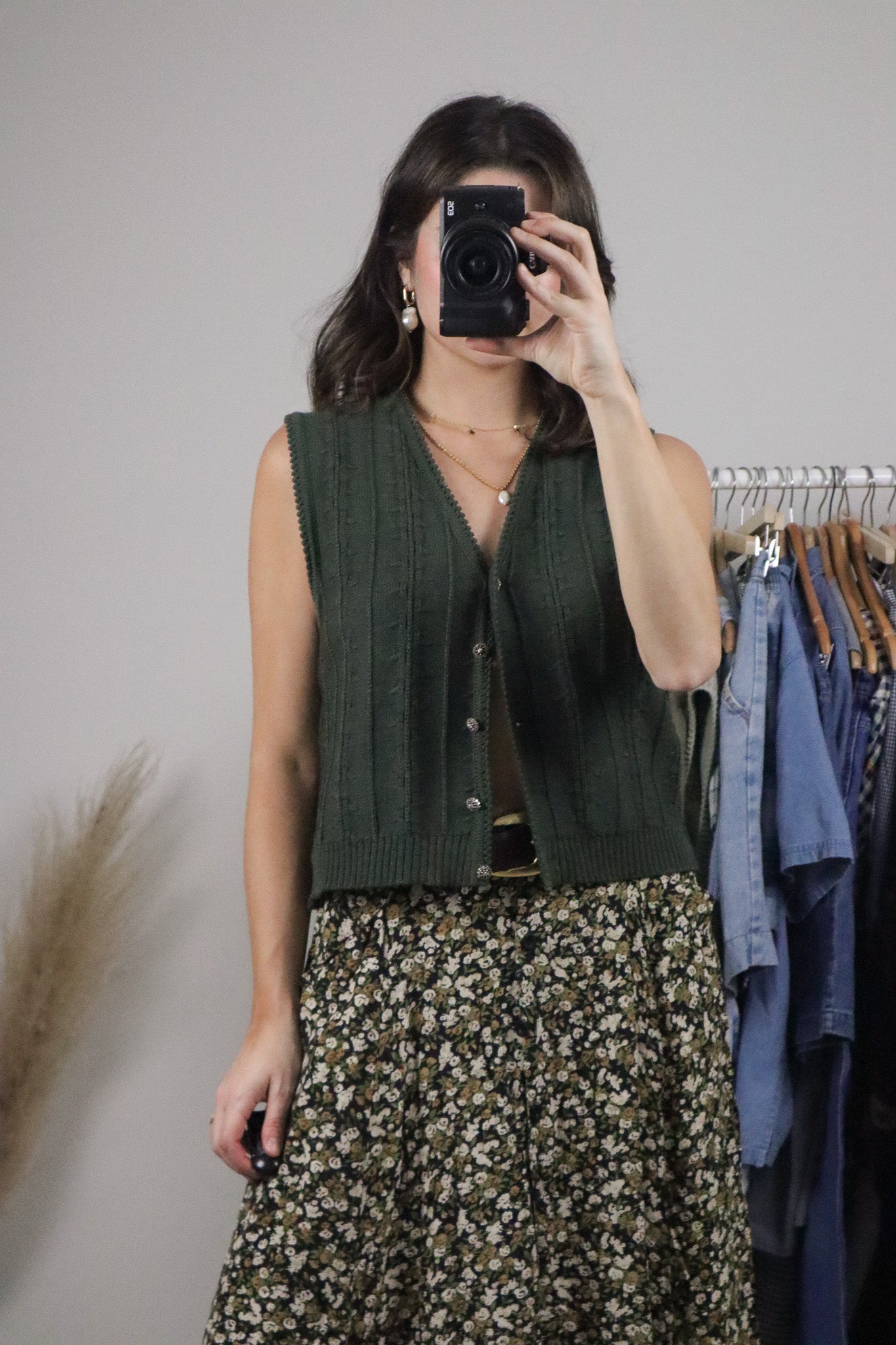 Vintage x Wool Textured Vest (M)