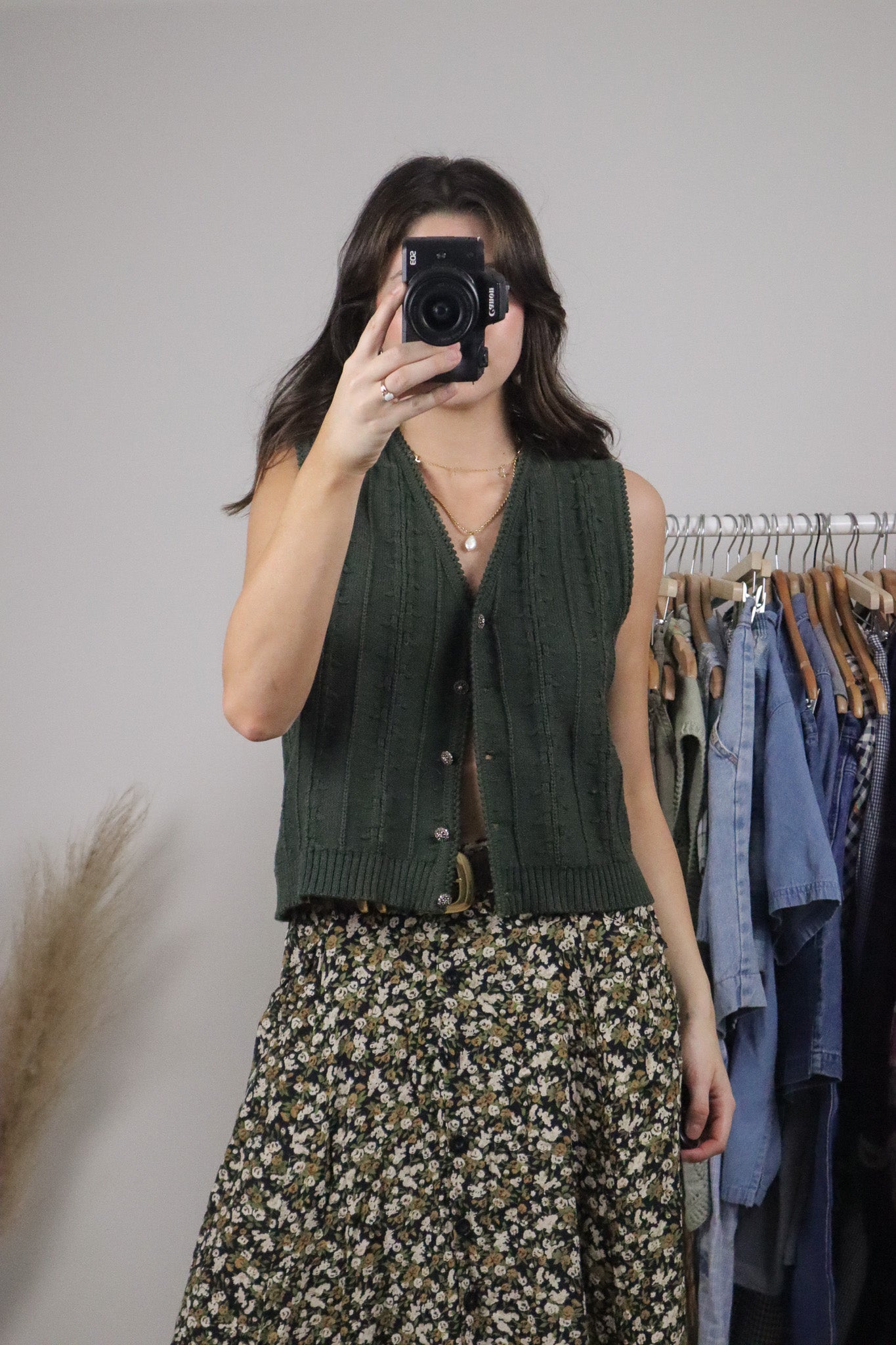 Vintage x Wool Textured Vest (M)