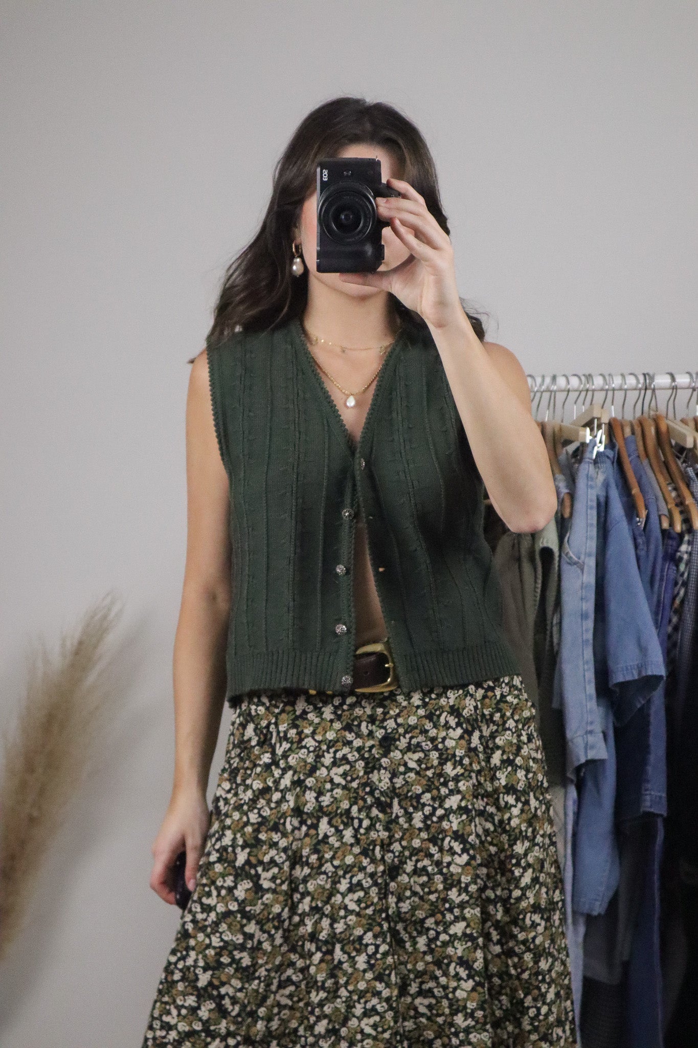 Vintage x Wool Textured Vest (M)