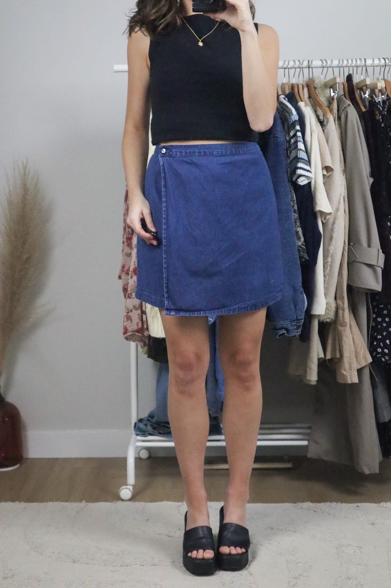Vintage x Denim Skort (10)
