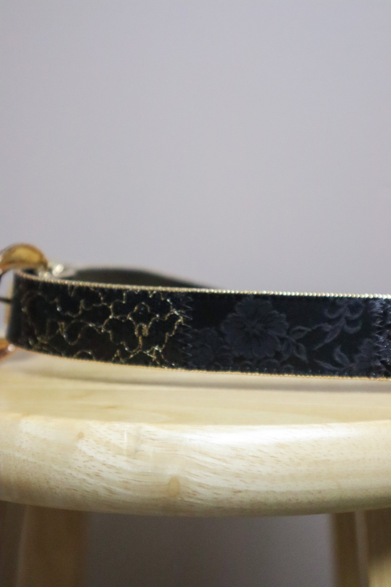 Vintage x Patchwork/Floral Belt (M)