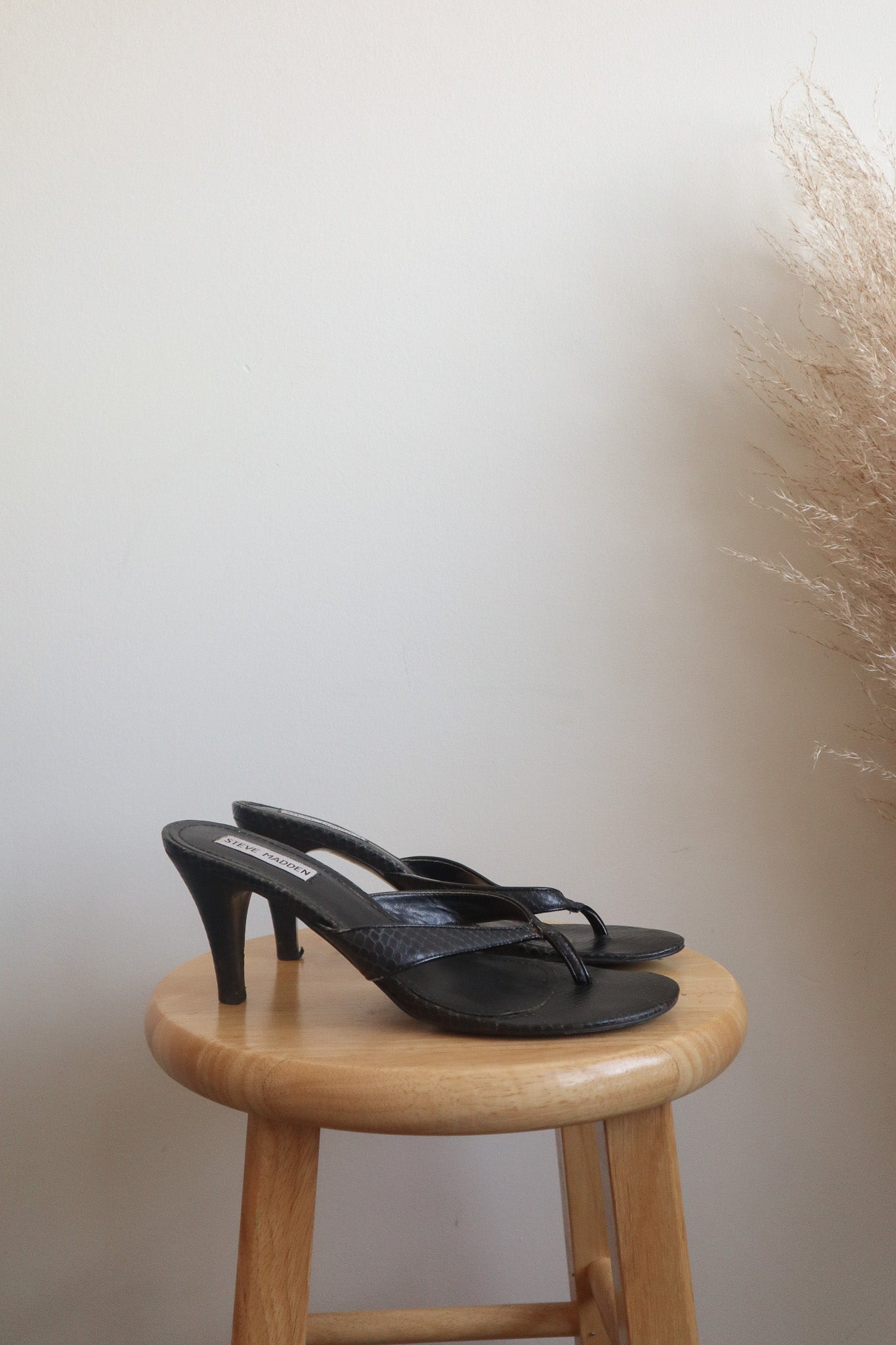 Vintage x Leather Snakeskin Heels (8)