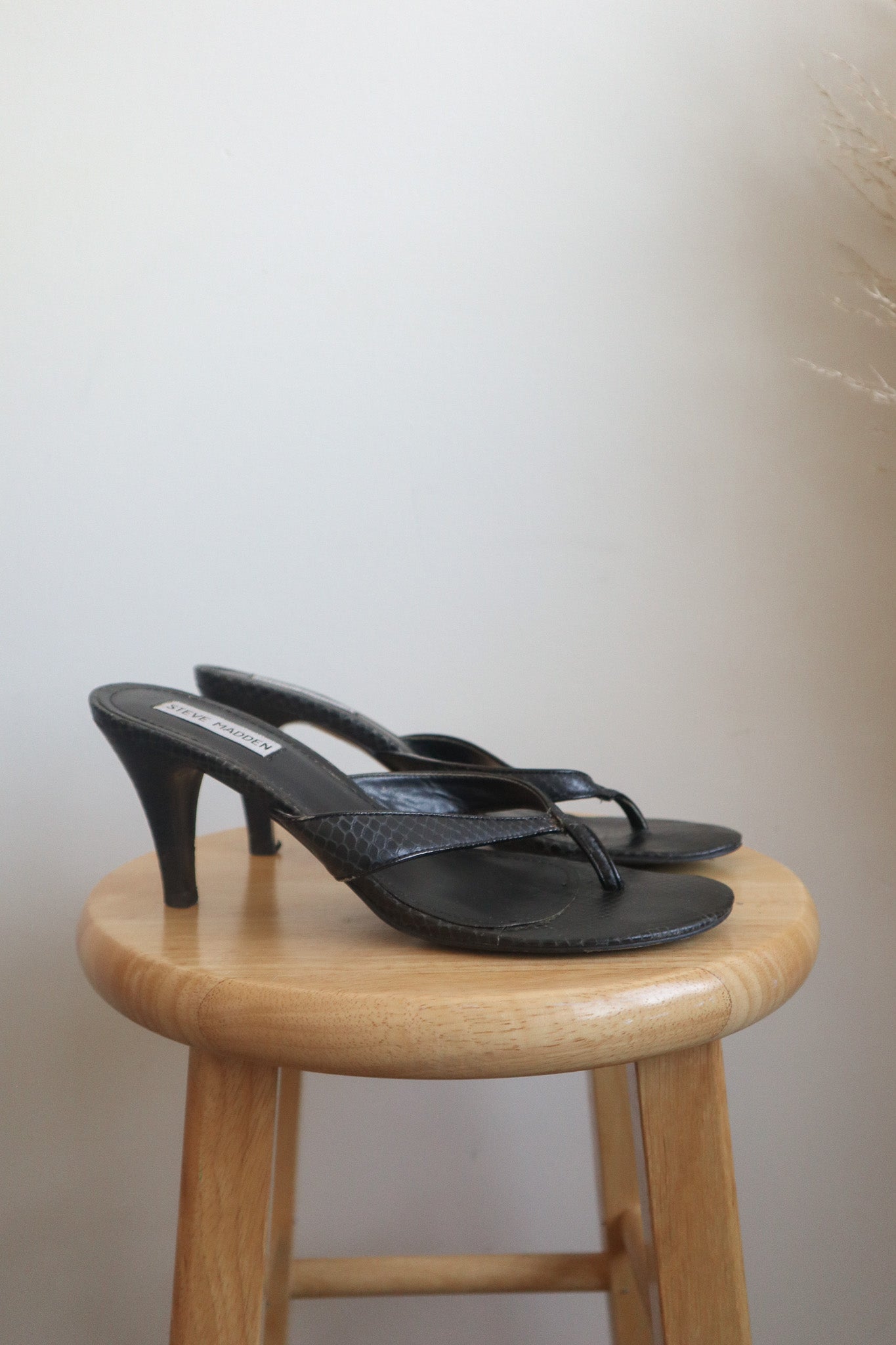 Vintage x Leather Snakeskin Heels (8)