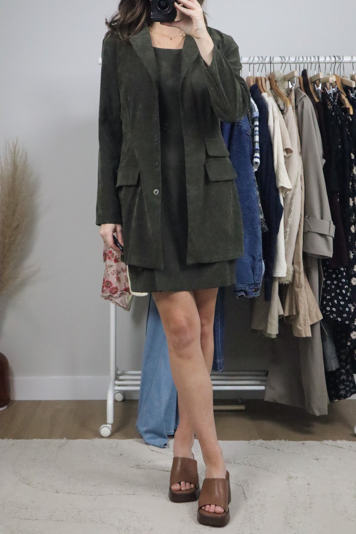 Made in Canada x Vintage x Jacket/Dress Two Piece Set (6)