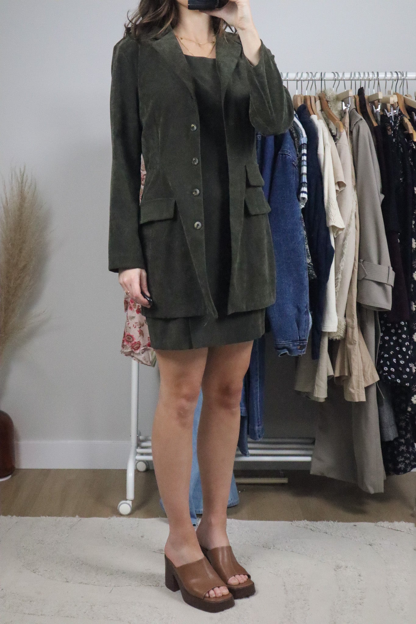 Made in Canada x Vintage x Jacket/Dress Two Piece Set (6)