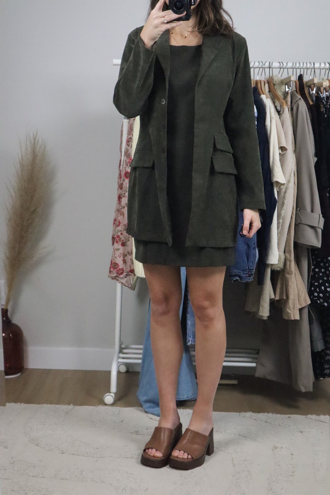 Made in Canada x Vintage x Jacket/Dress Two Piece Set (6)