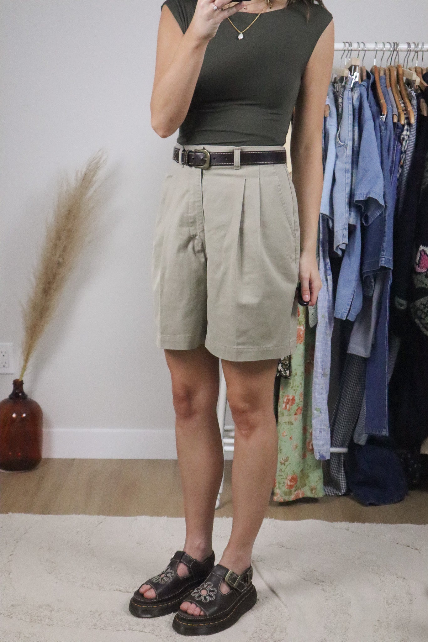 Made in Canada x Vintage x Cotton Trouser Shorts (4/6)