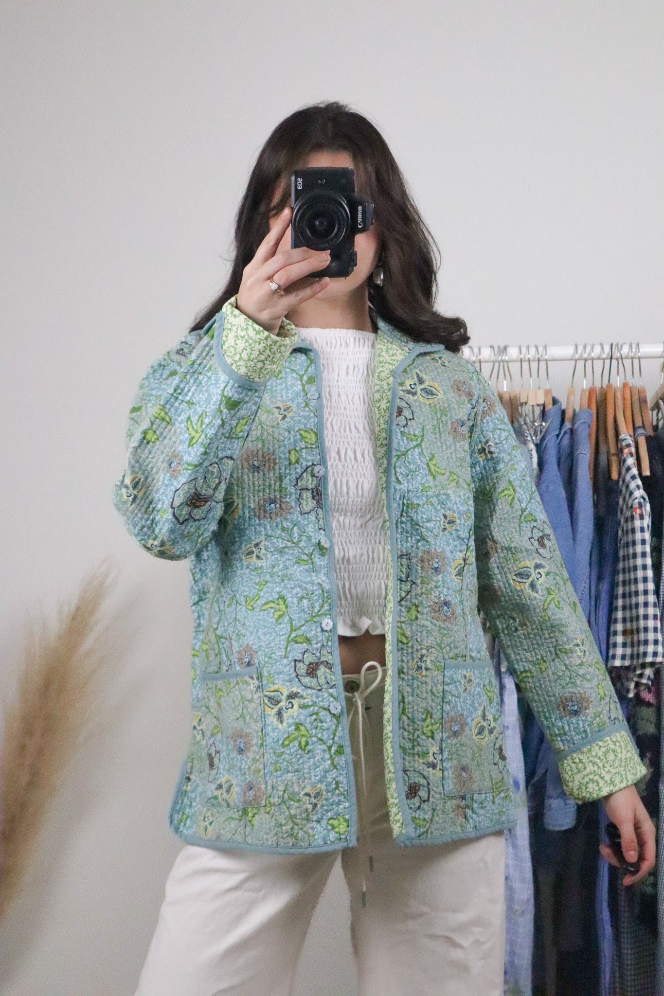 Deadstock x Vintage x Cotton Reversible Quilted Jacket (S)
