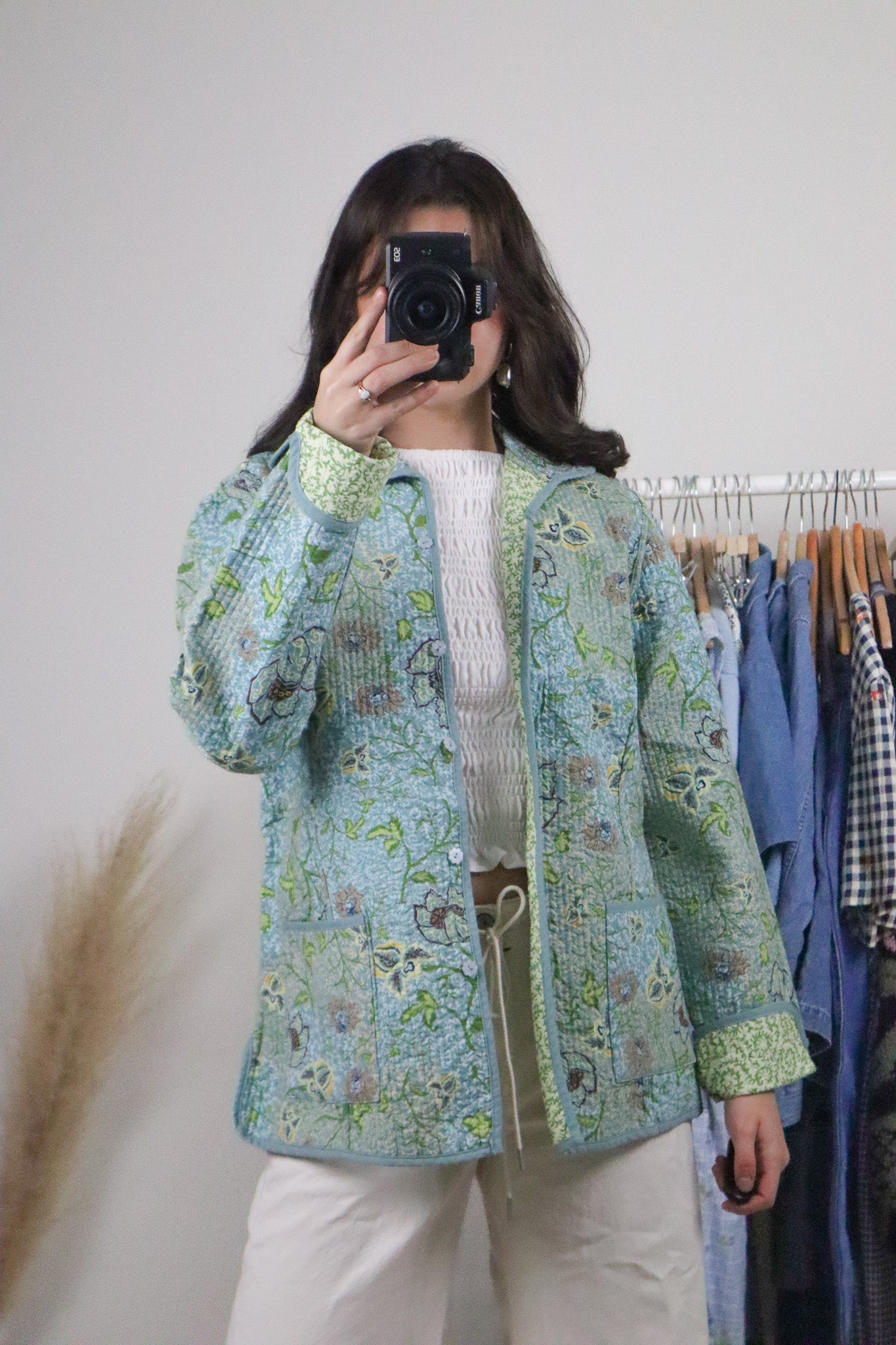 Deadstock x Vintage x Cotton Reversible Quilted Jacket (S)