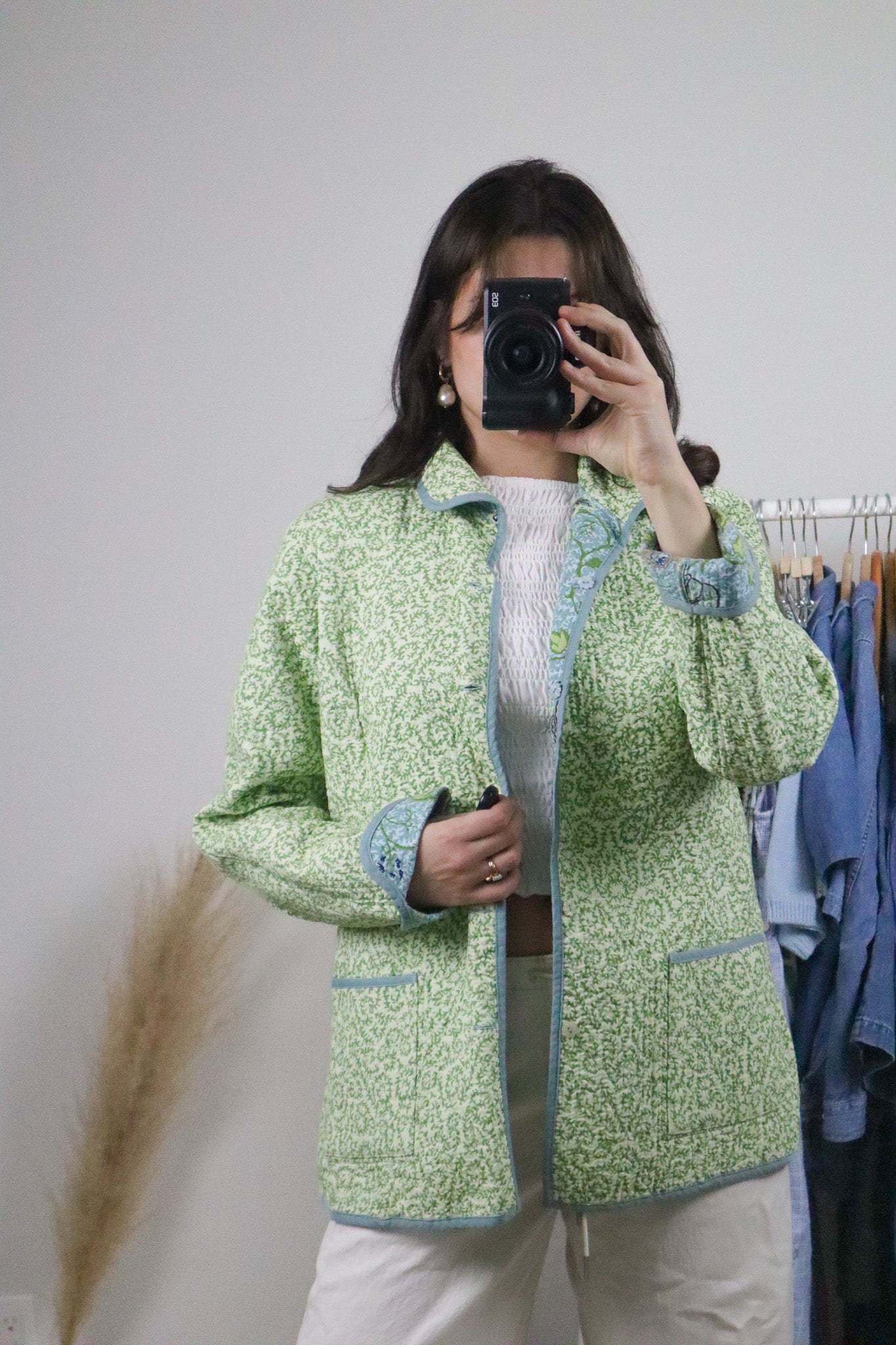 Deadstock x Vintage x Cotton Reversible Quilted Jacket (S)