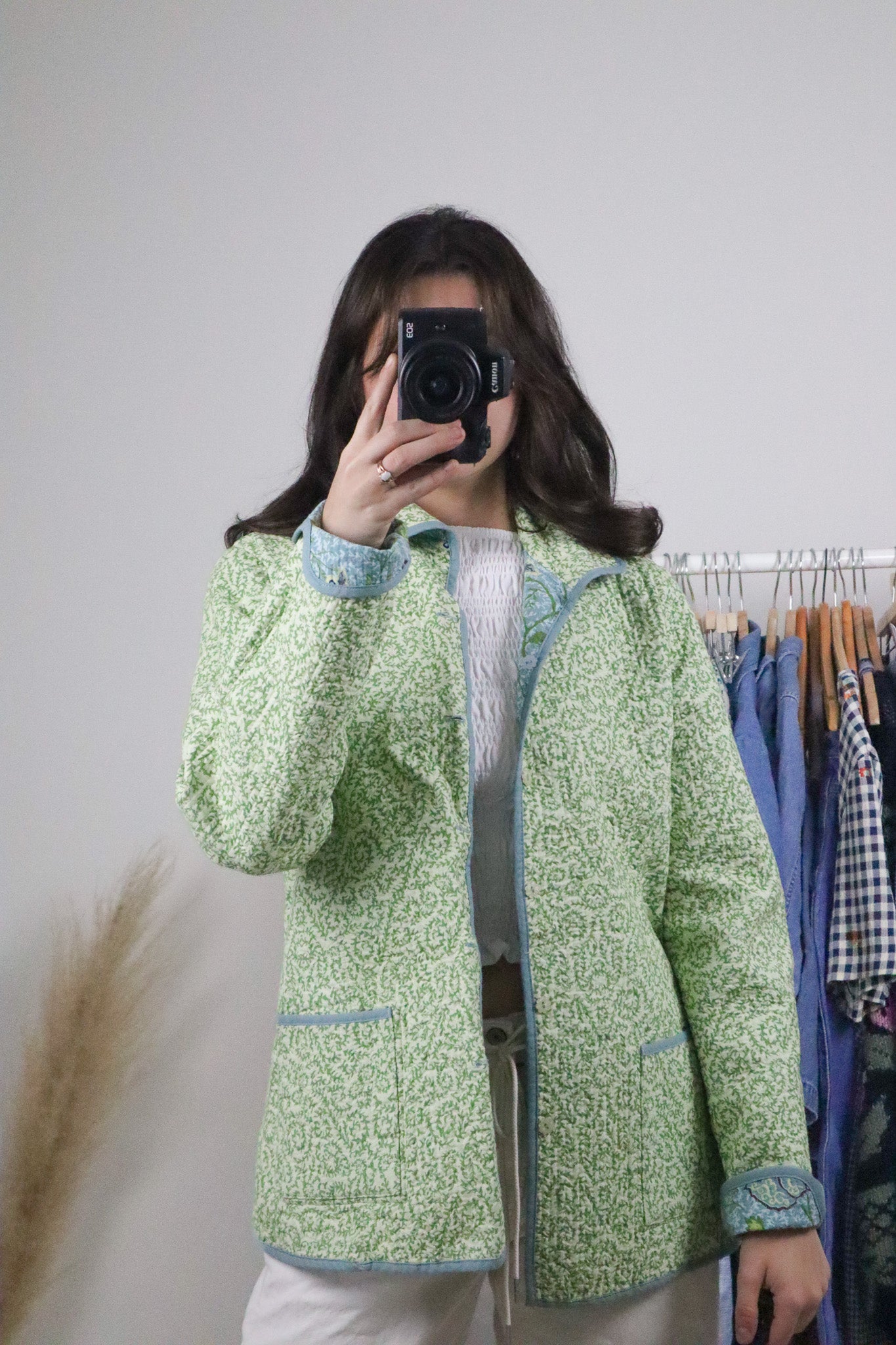 Deadstock x Vintage x Cotton Reversible Quilted Jacket (S)