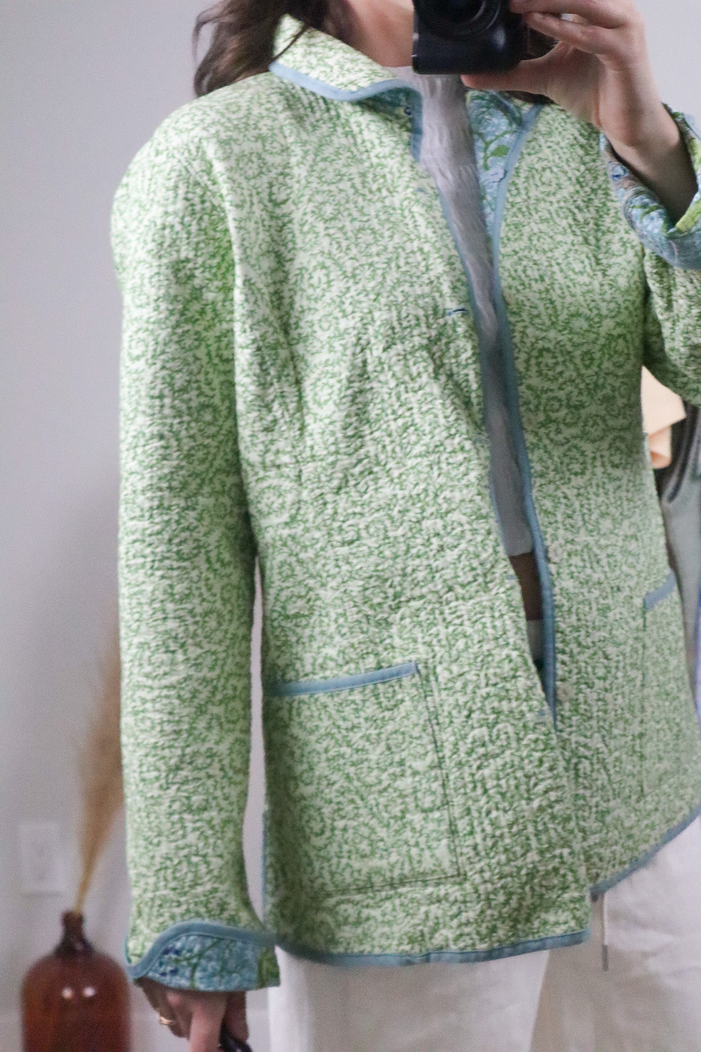 Deadstock x Vintage x Cotton Reversible Quilted Jacket (S)