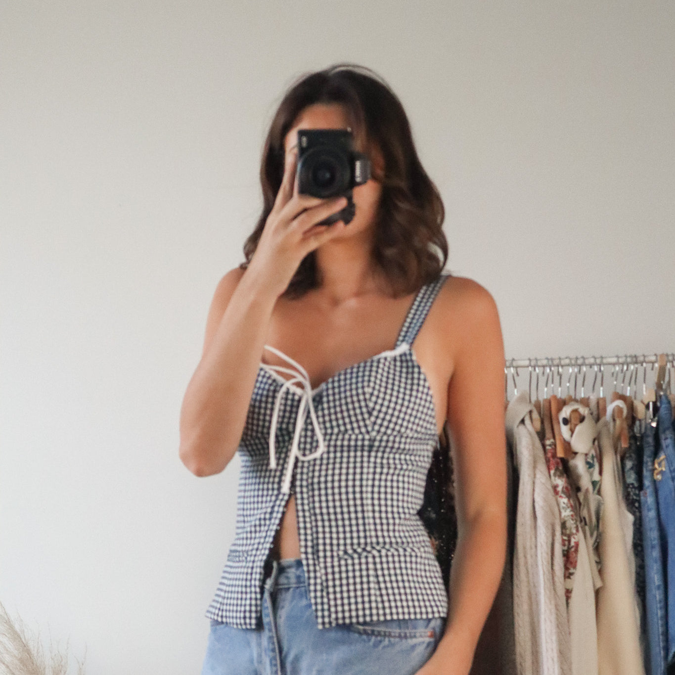 Modern x Gingham Clasp Tank (6)