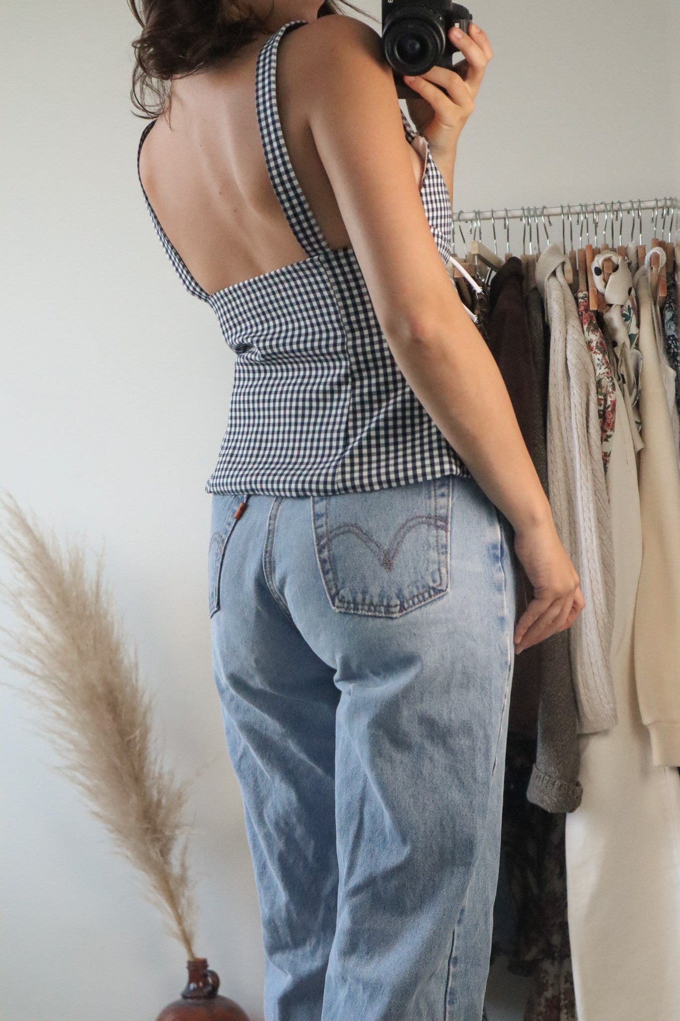 Modern x Gingham Clasp Tank (6)