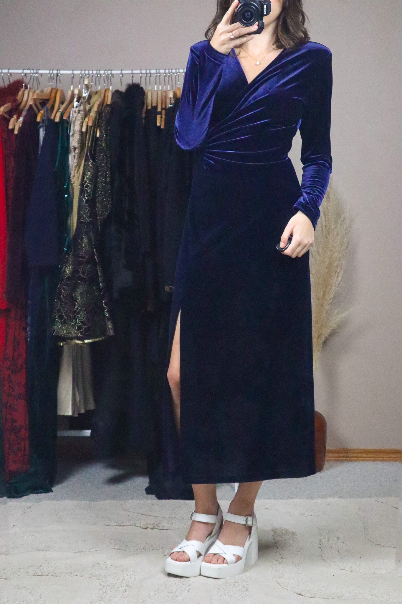 Vintage x Velvet Dress (S)