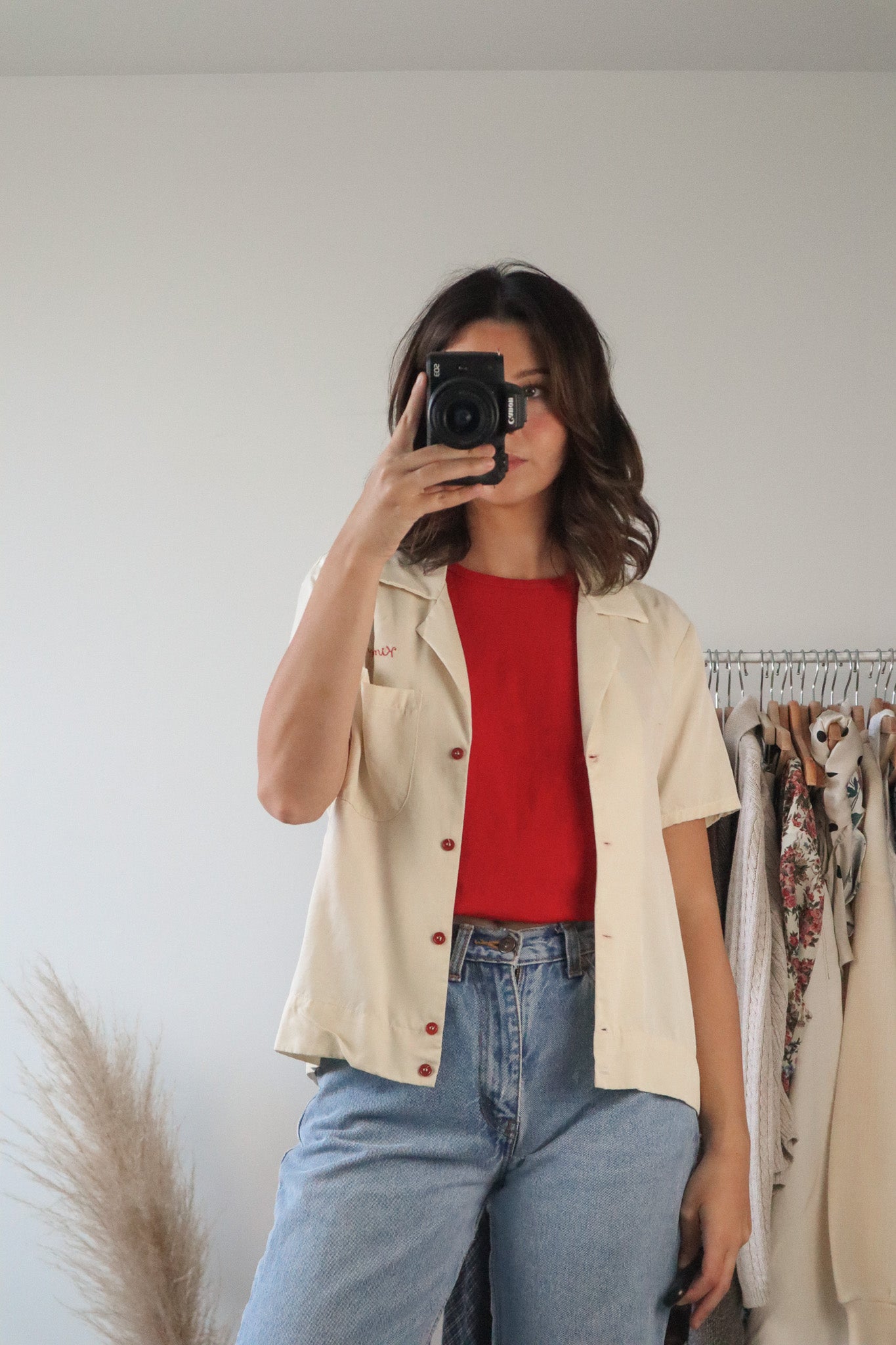 Reformation x Bowling Style Shirt (XS/S)