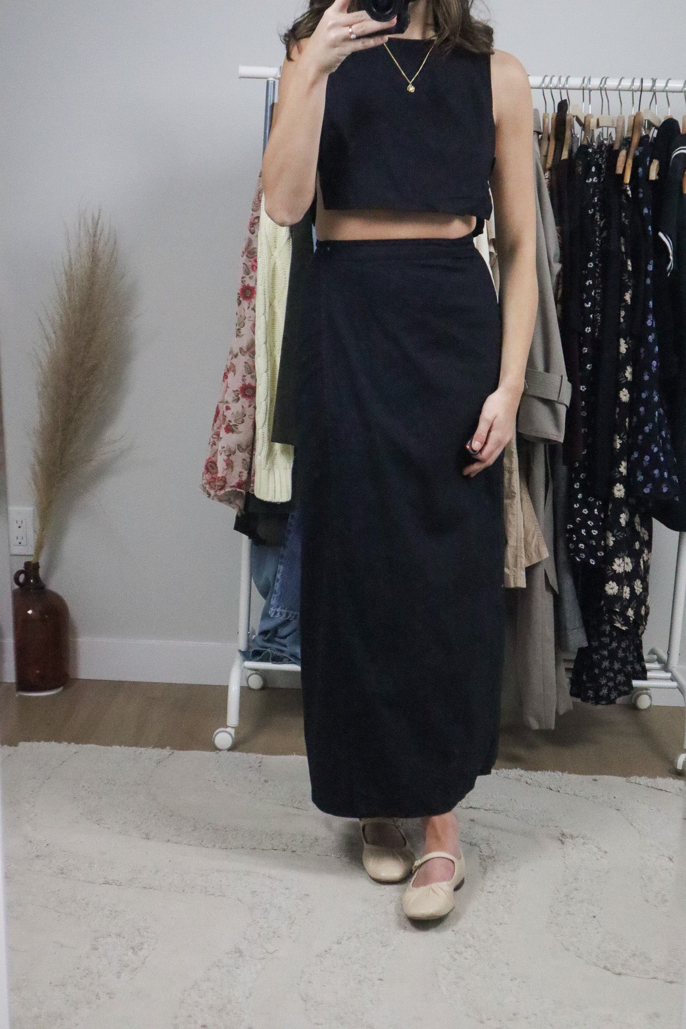 Reformation x Two-Piece Cotton Set (XS)