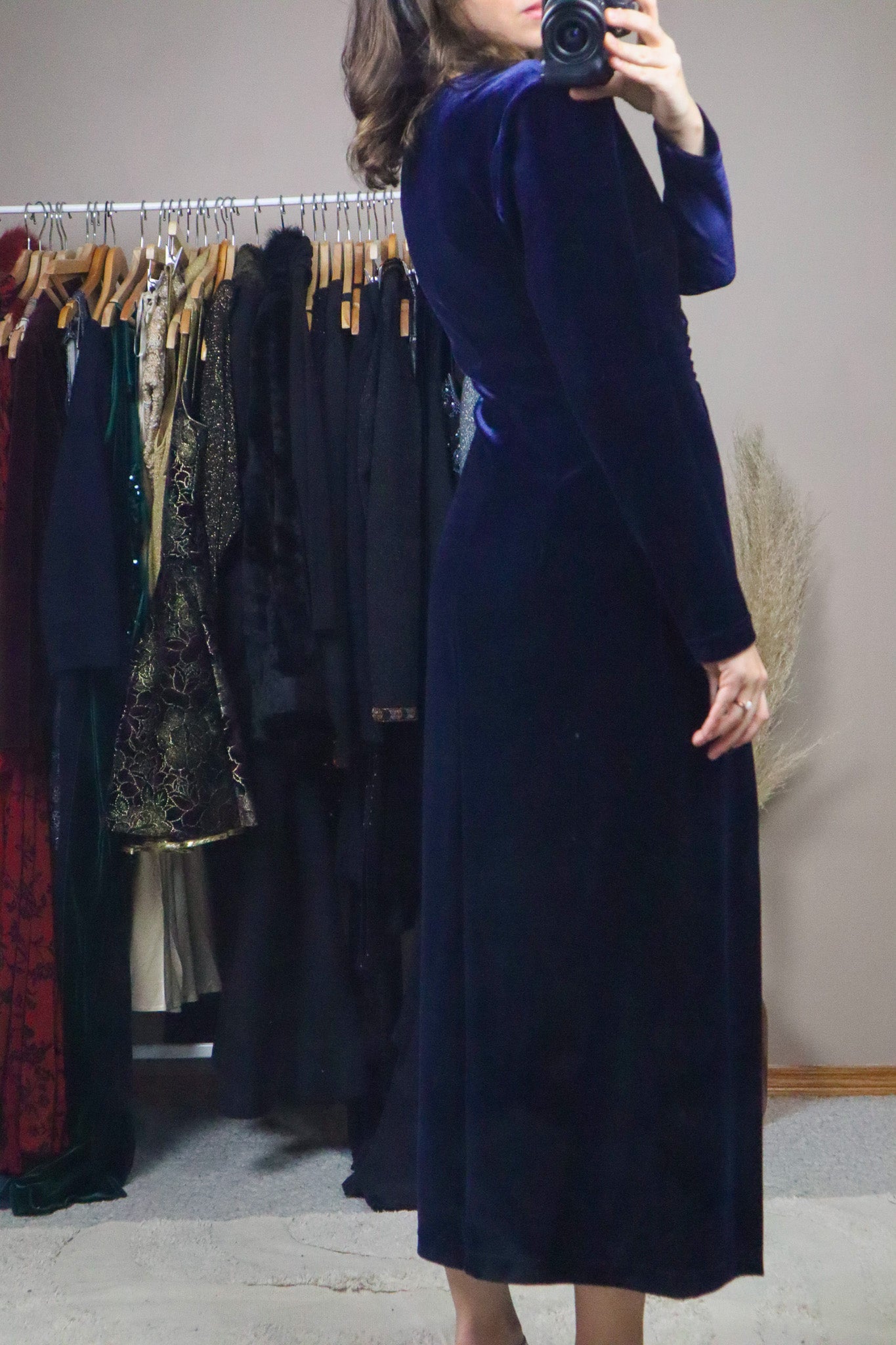 Vintage x Velvet Dress (S)