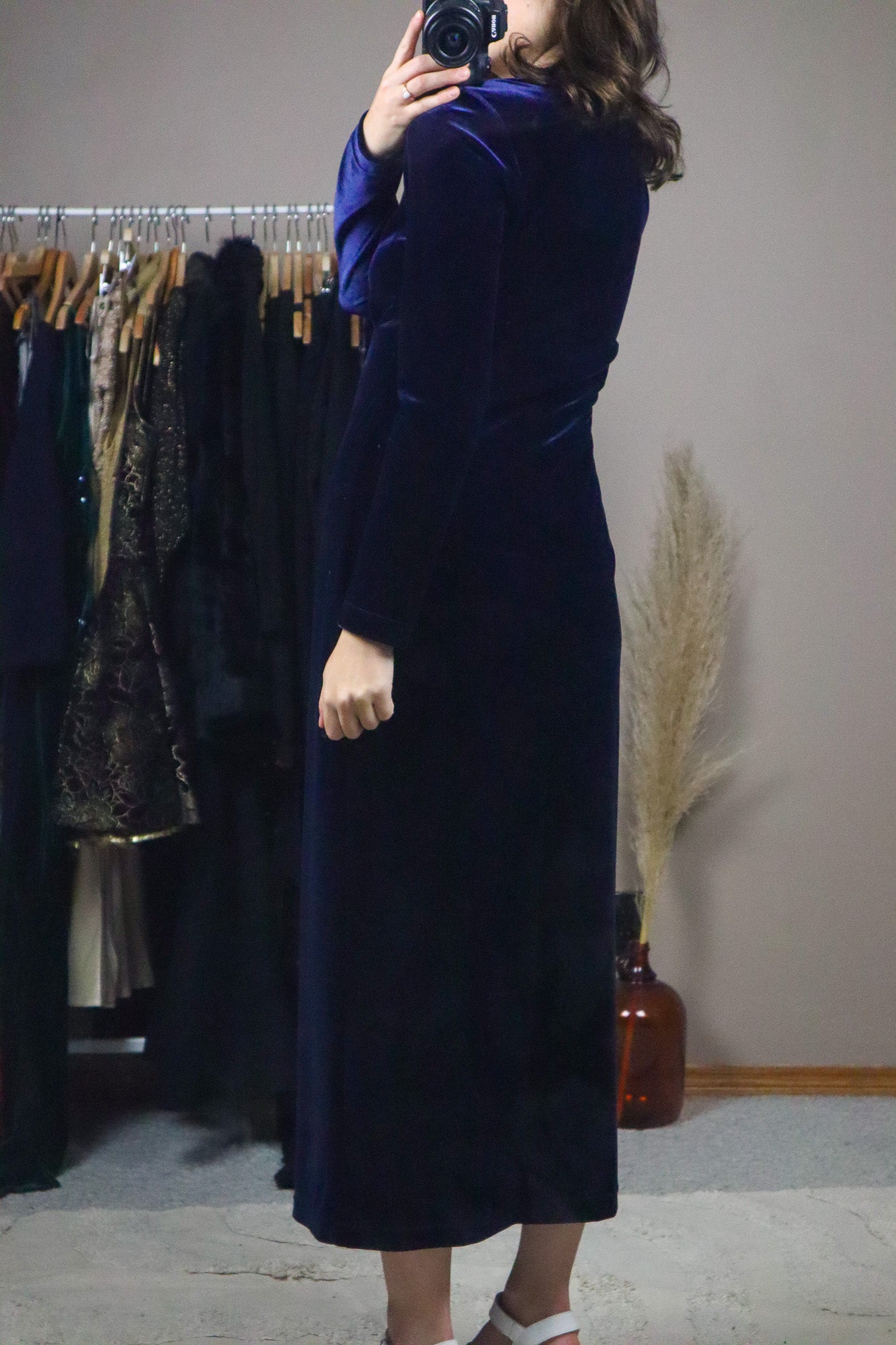 Vintage x Velvet Dress (S)