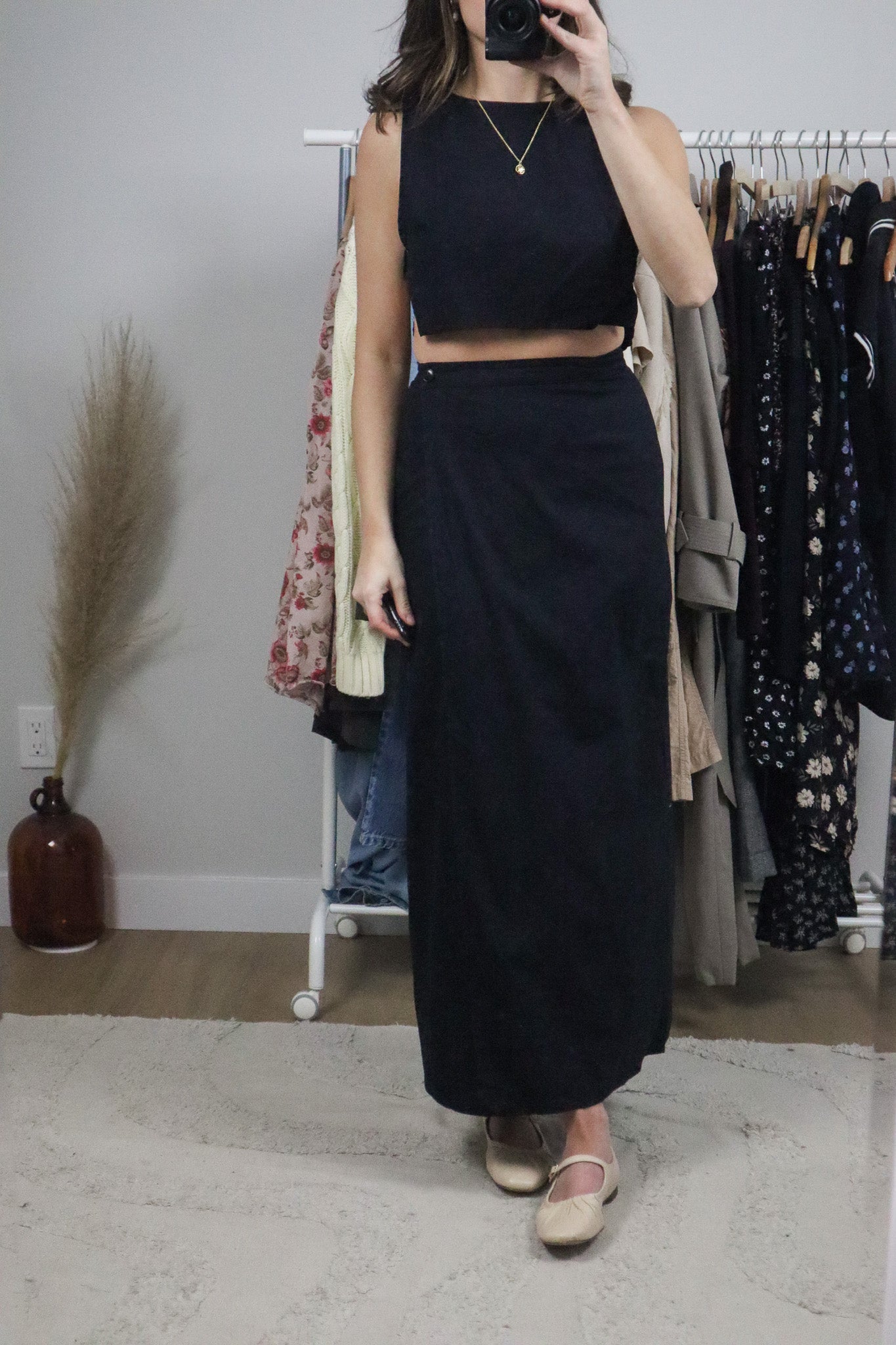 Reformation x Two-Piece Cotton Set (XS)