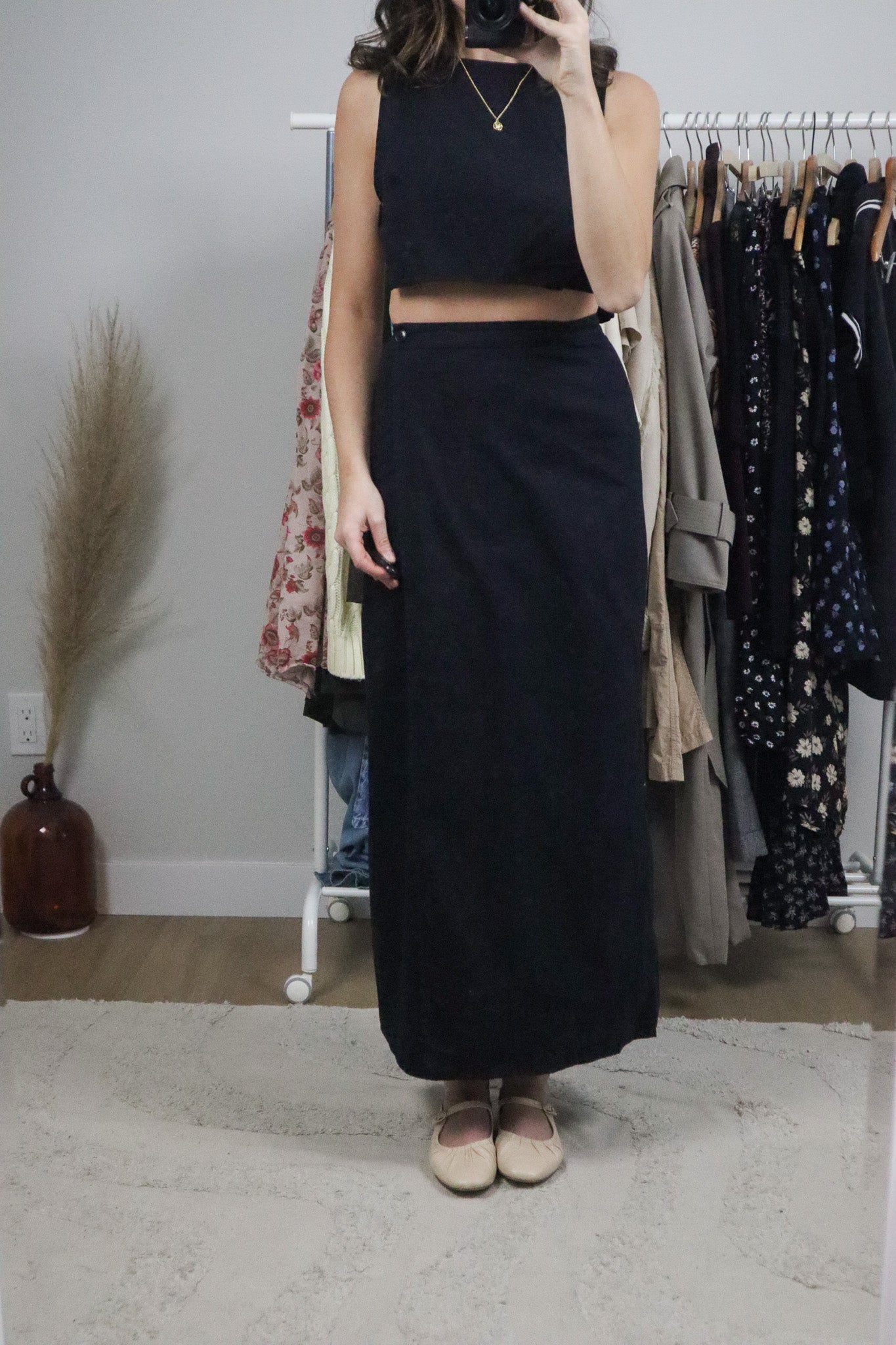 Reformation x Two-Piece Cotton Set (XS)