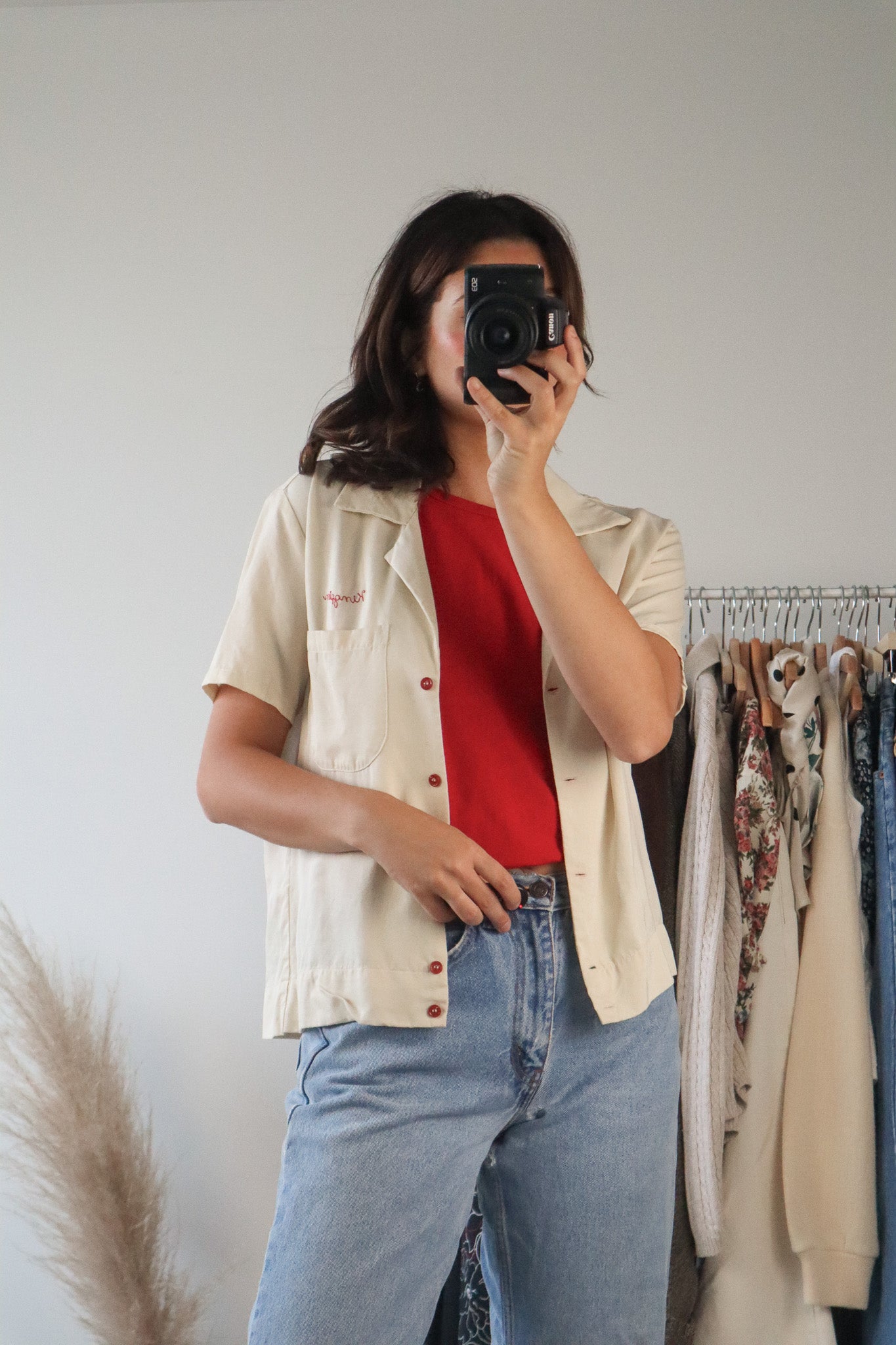 Reformation x Bowling Style Shirt (XS/S)