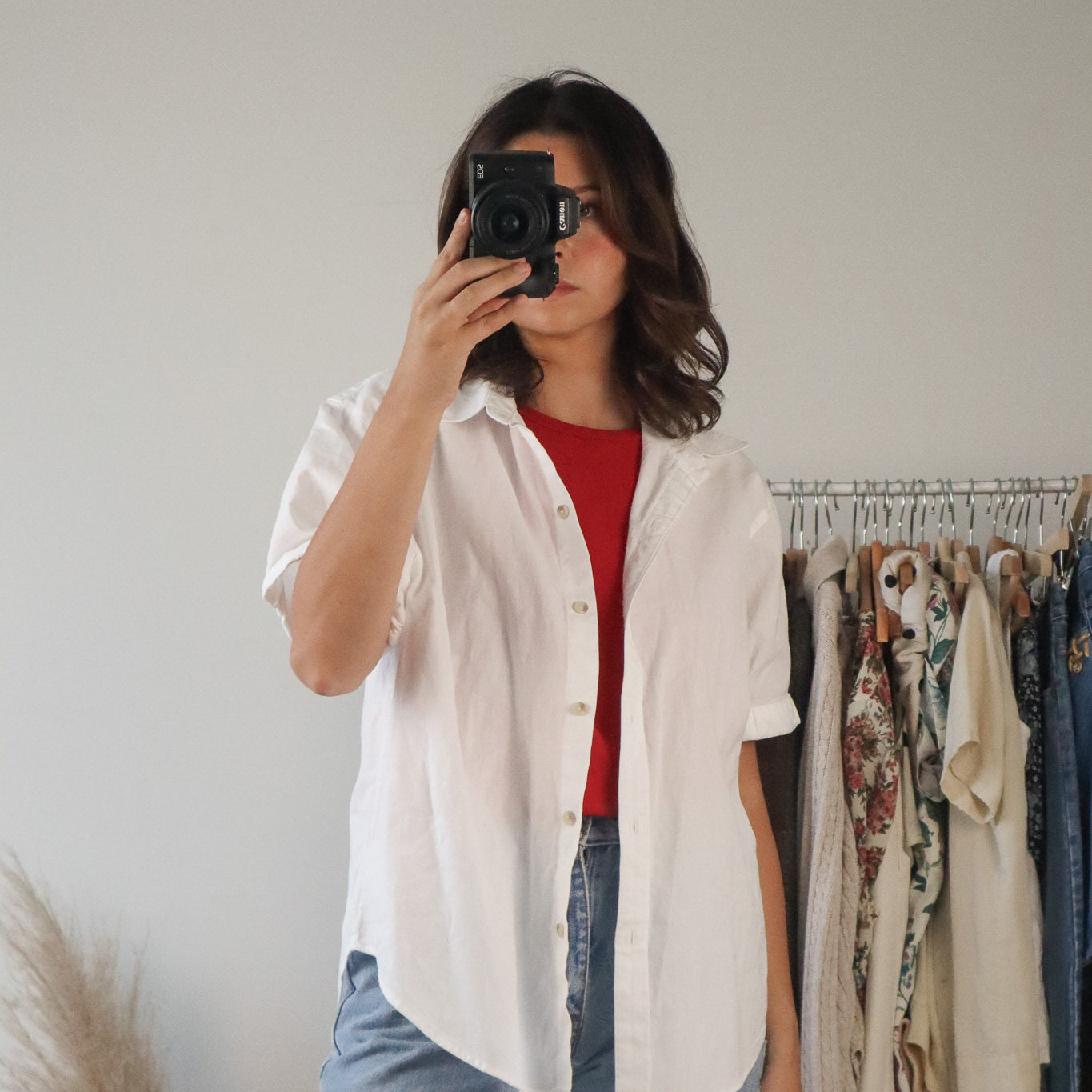 Aritzia x Button-Up Blouse (S)
