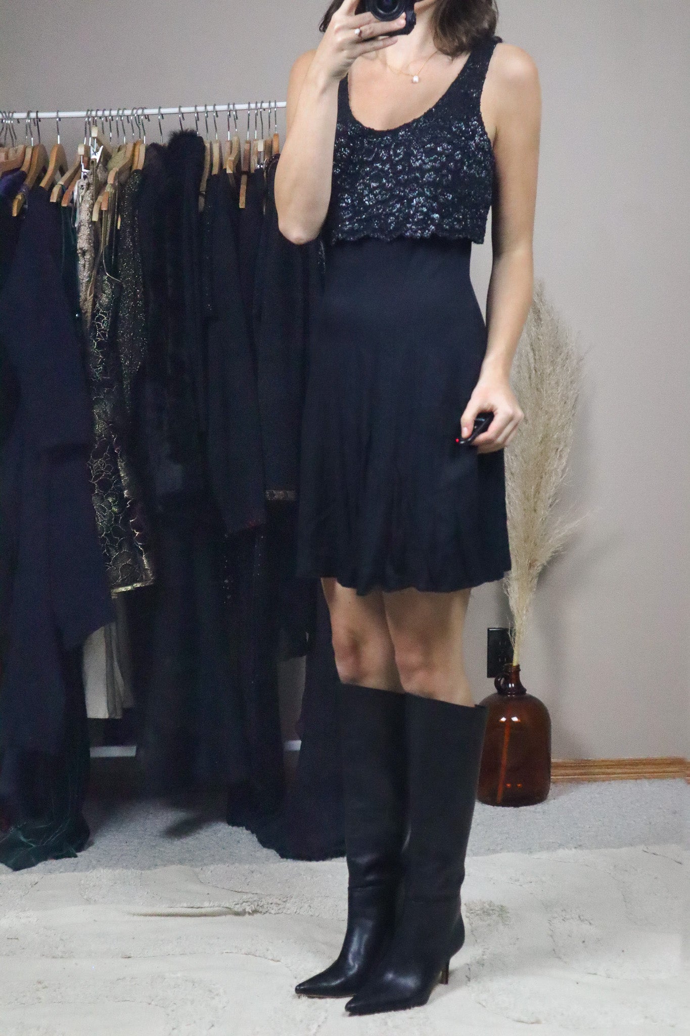 Made in Canada x Vintage x Lace Mini Dress (6)