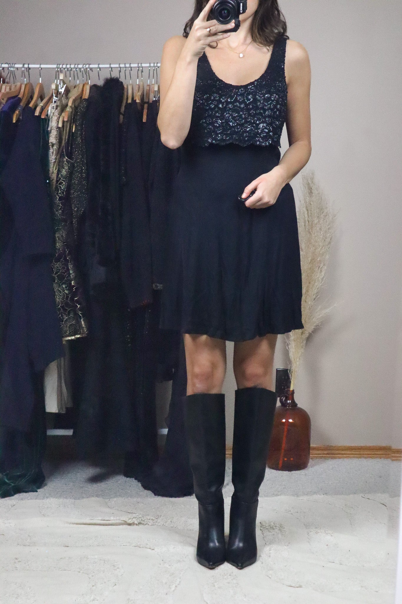 Made in Canada x Vintage x Lace Mini Dress (6)