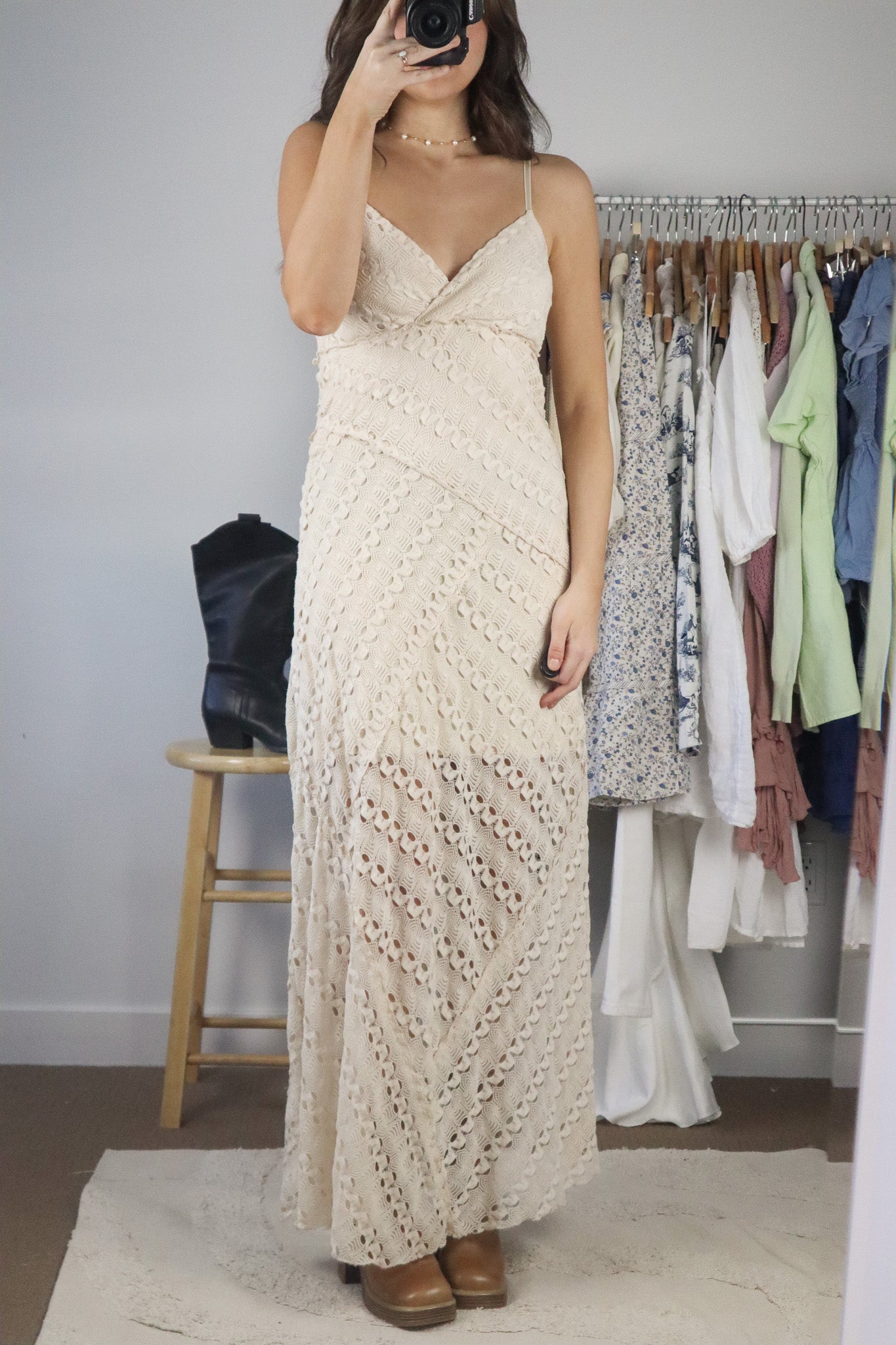 Modern x Knit Maxi Dress (S)