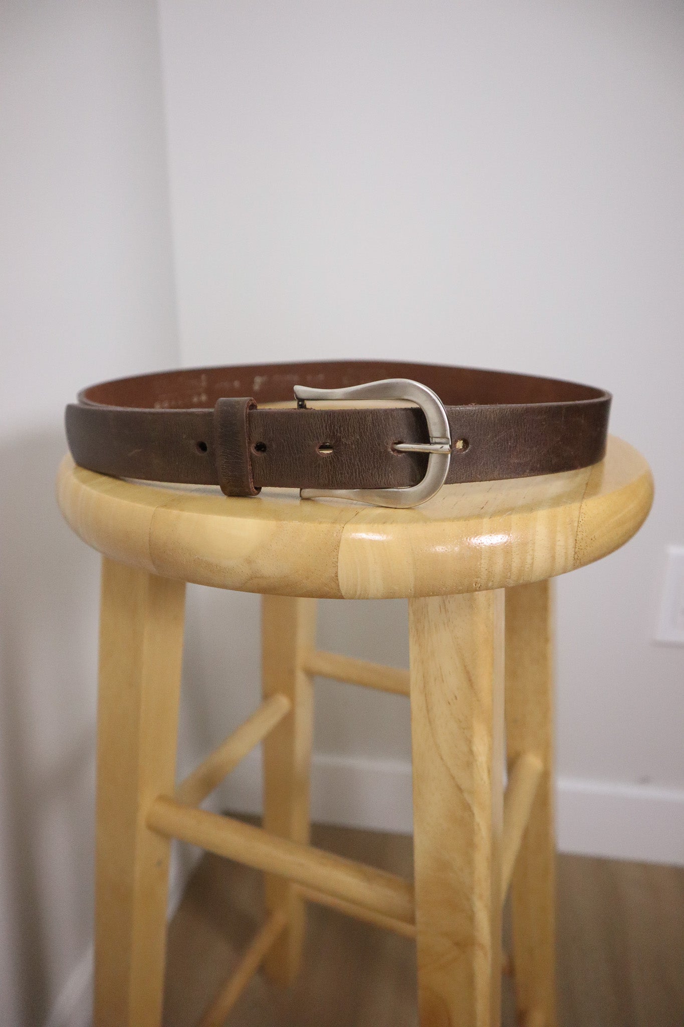 Vintage x Leather Belt (M)
