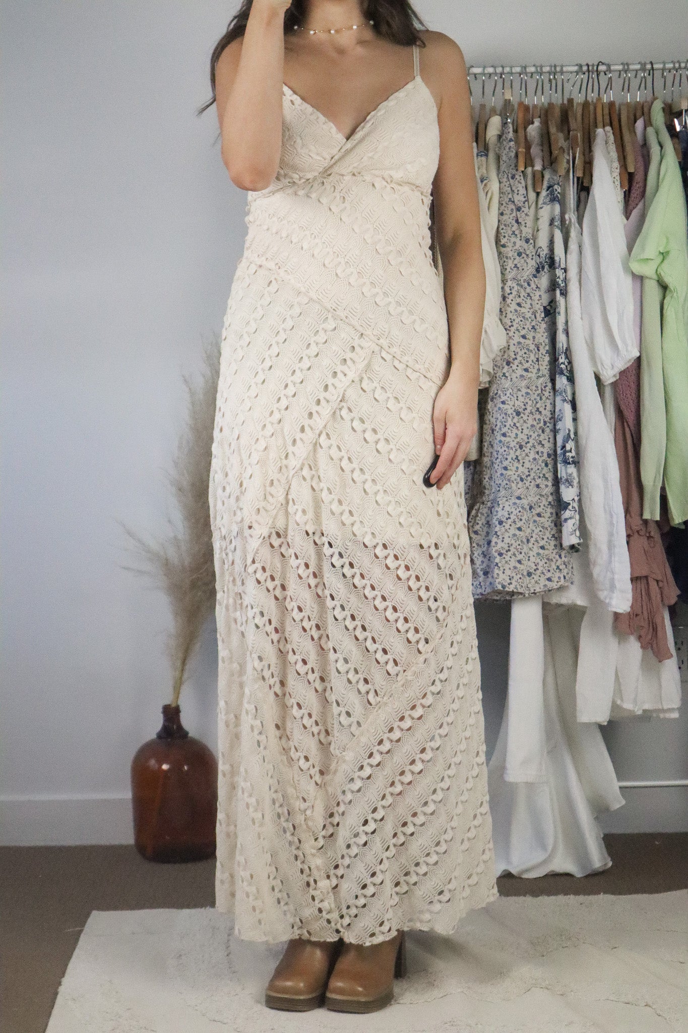 Modern x Knit Maxi Dress (S)