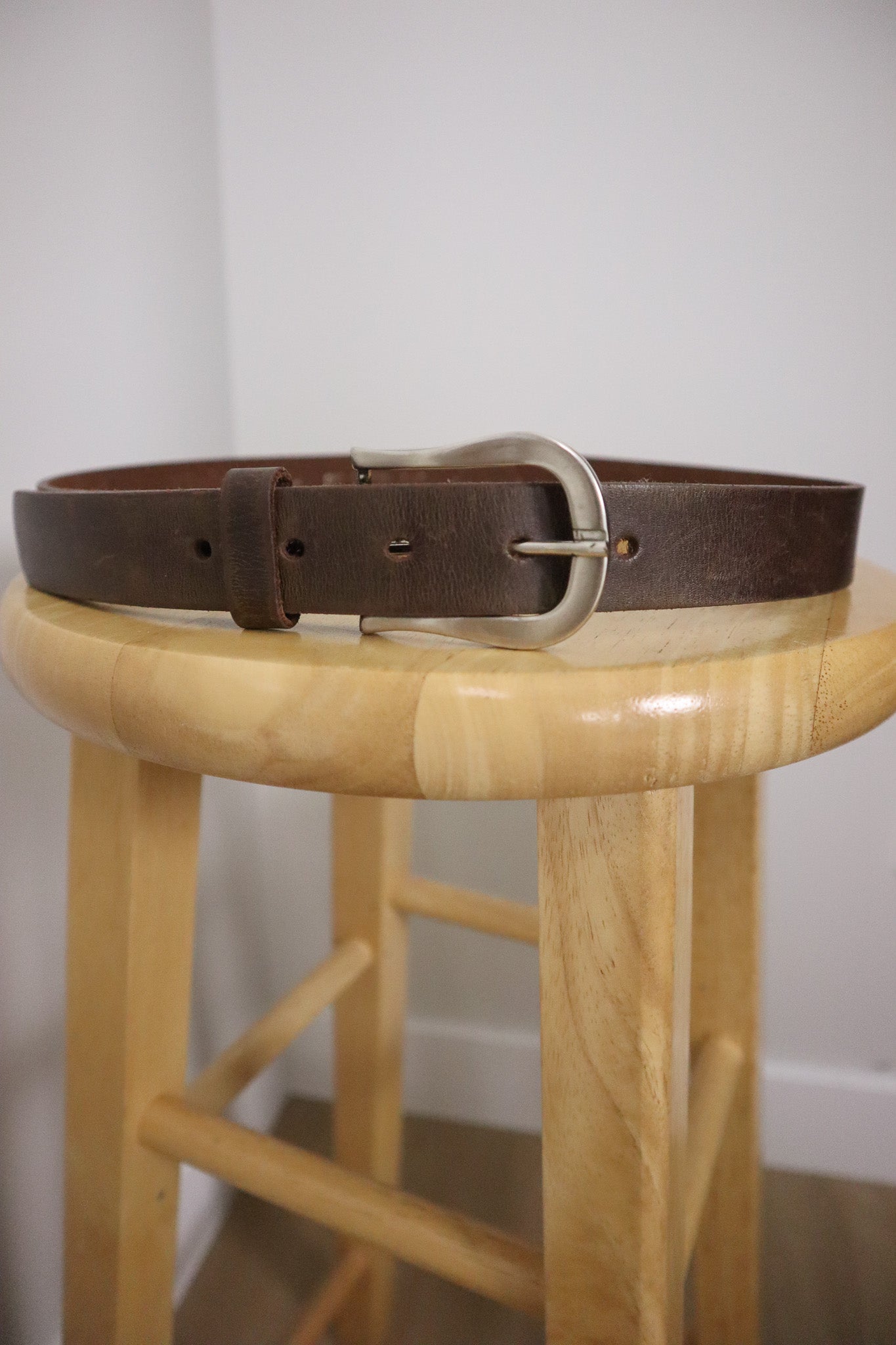 Vintage x Leather Belt (M)