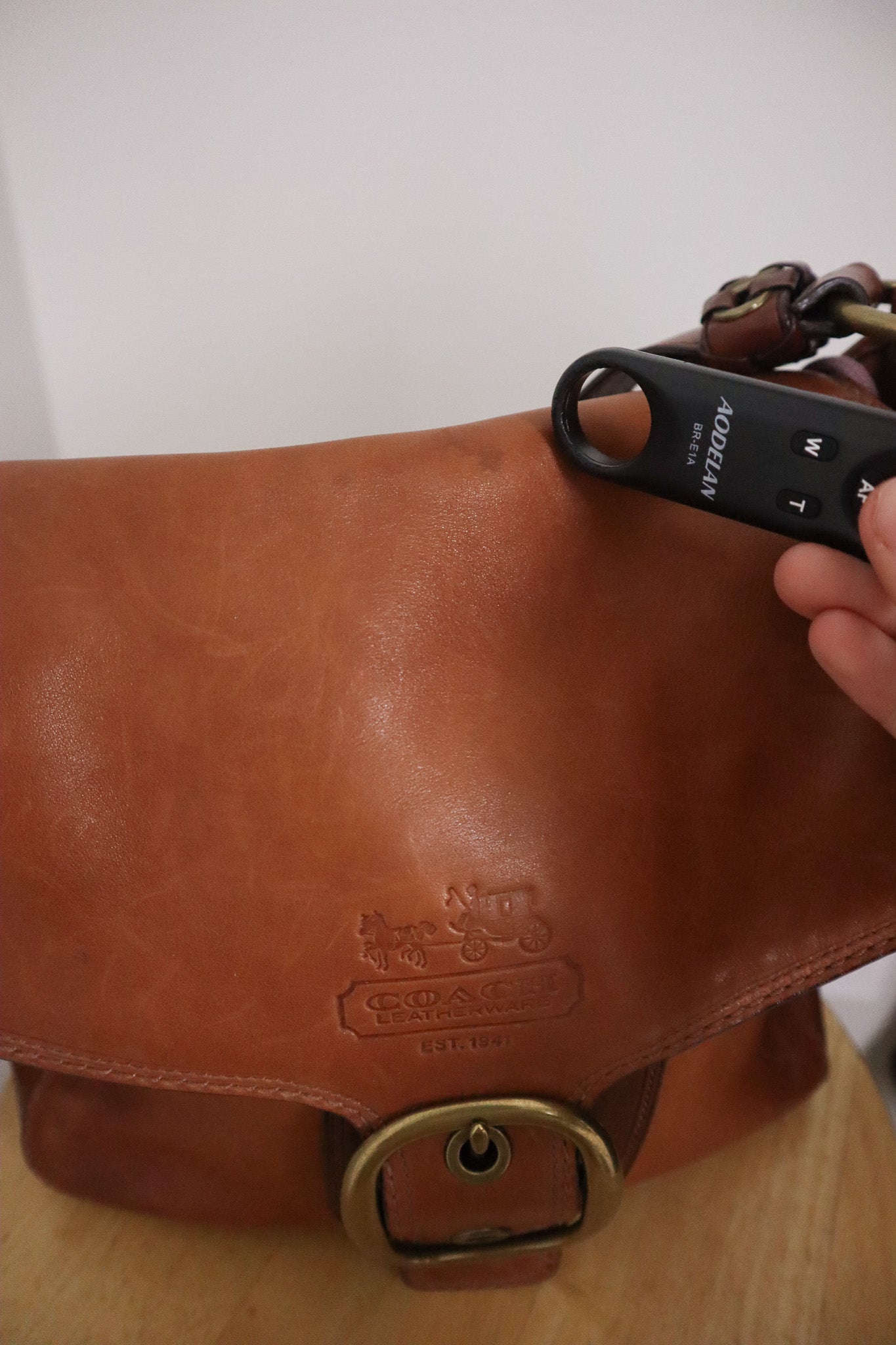Vintage x Coach Leather Bleecker Purse
