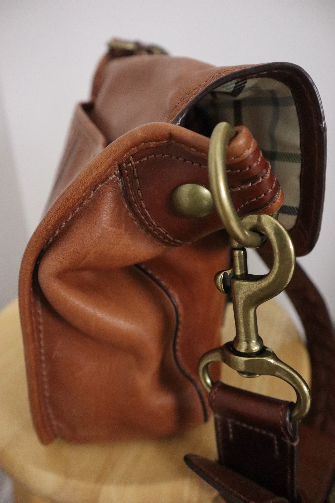 Vintage x Coach Leather Bleecker Purse