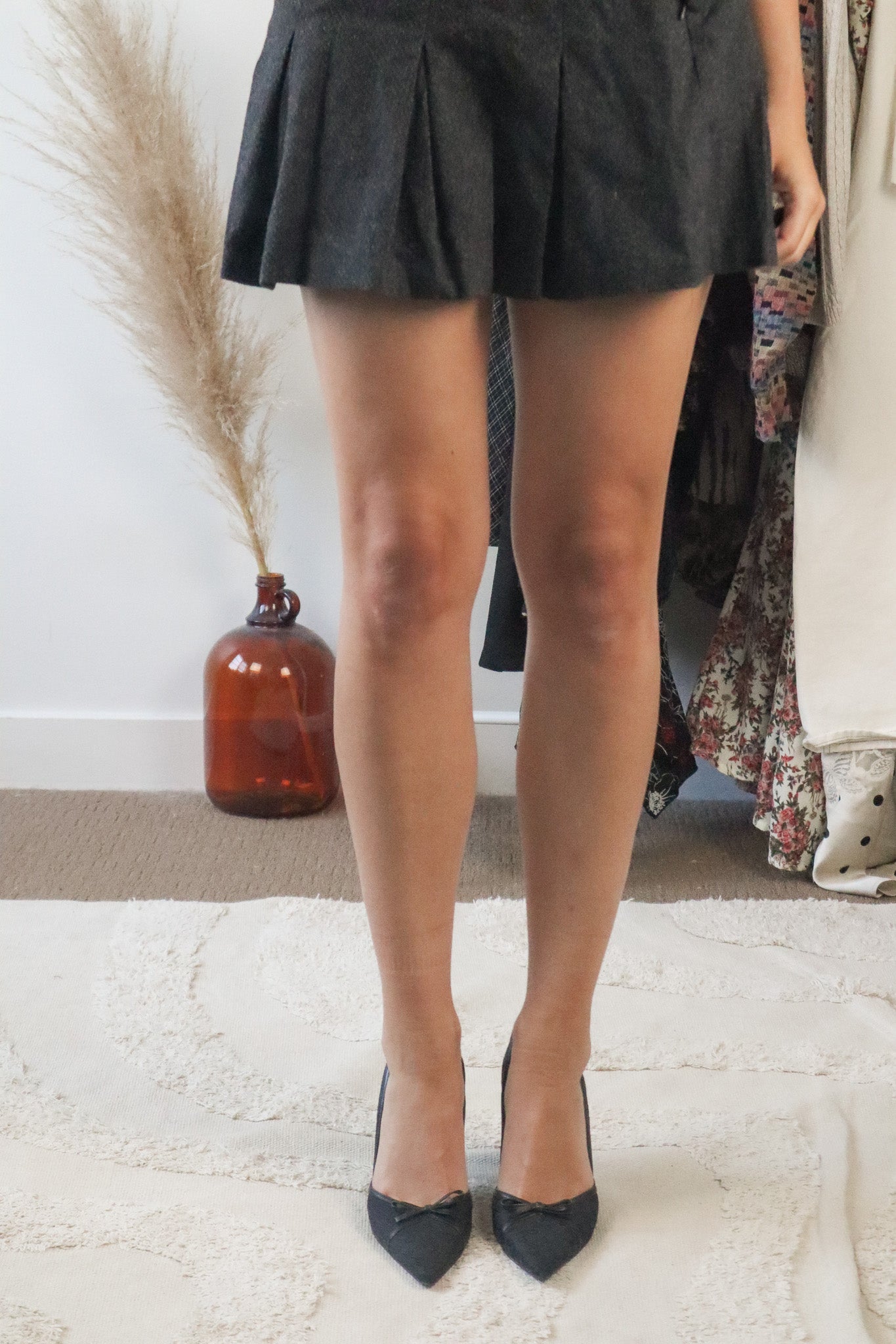 Vintage x Leather Bow Heels (8)